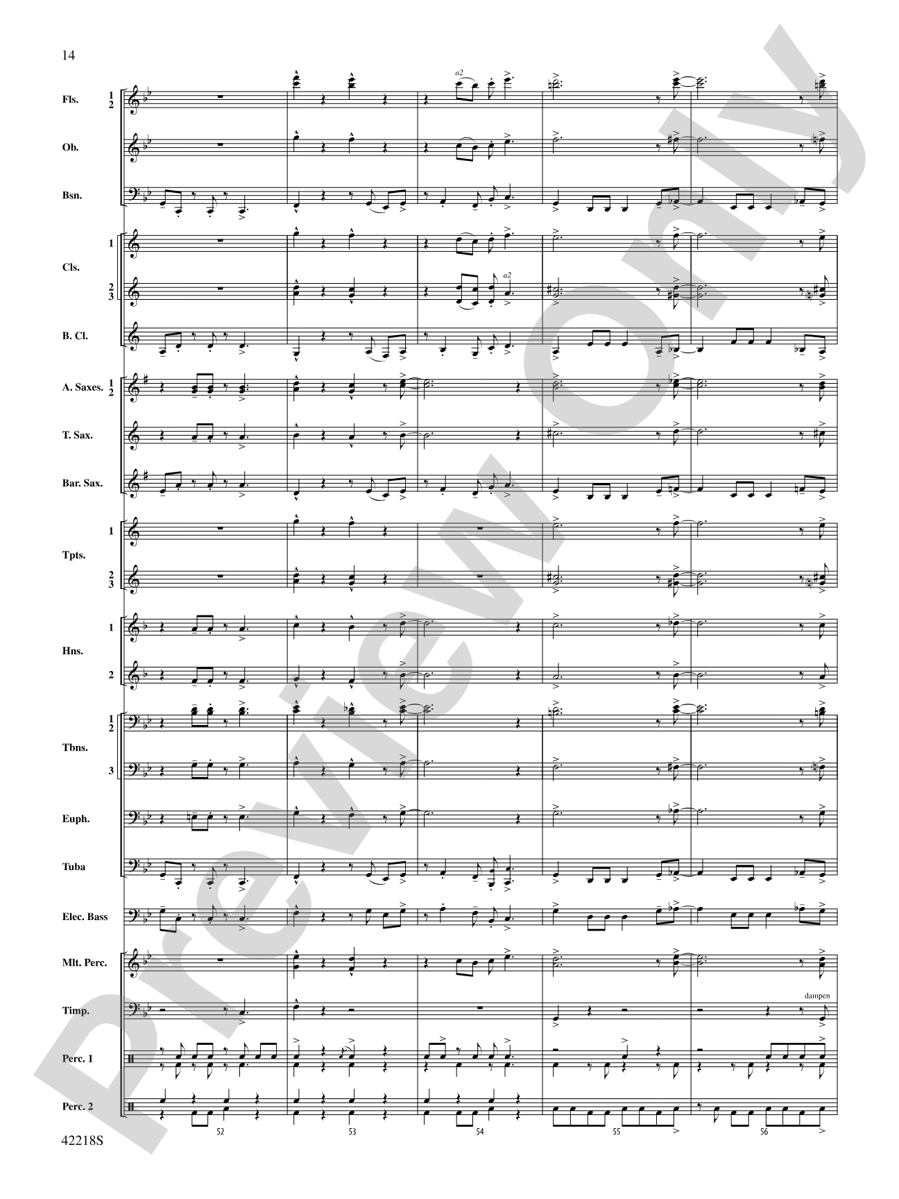Tower of Power Greatest Hits: Concert Band Conductor Score & Parts