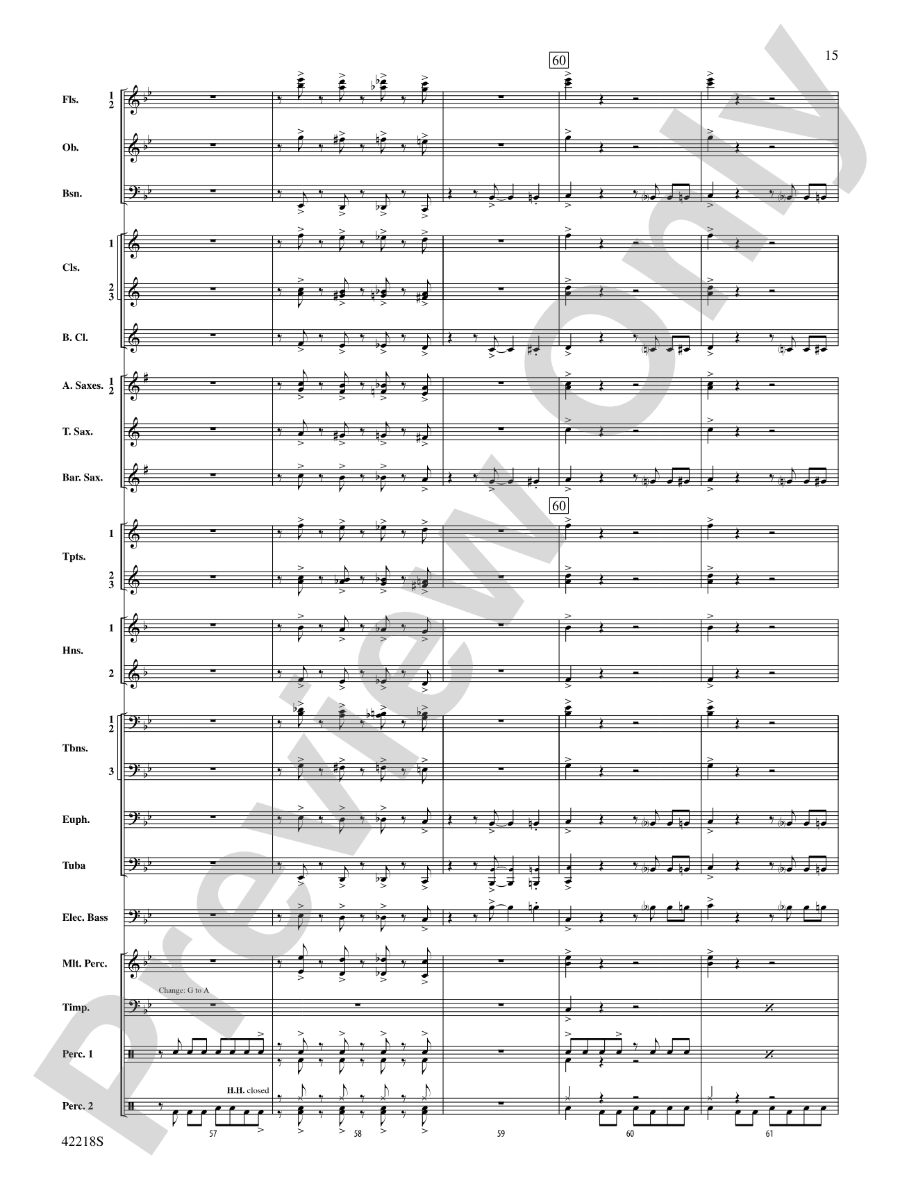 Tower of Power Greatest Hits: Concert Band Conductor Score & Parts