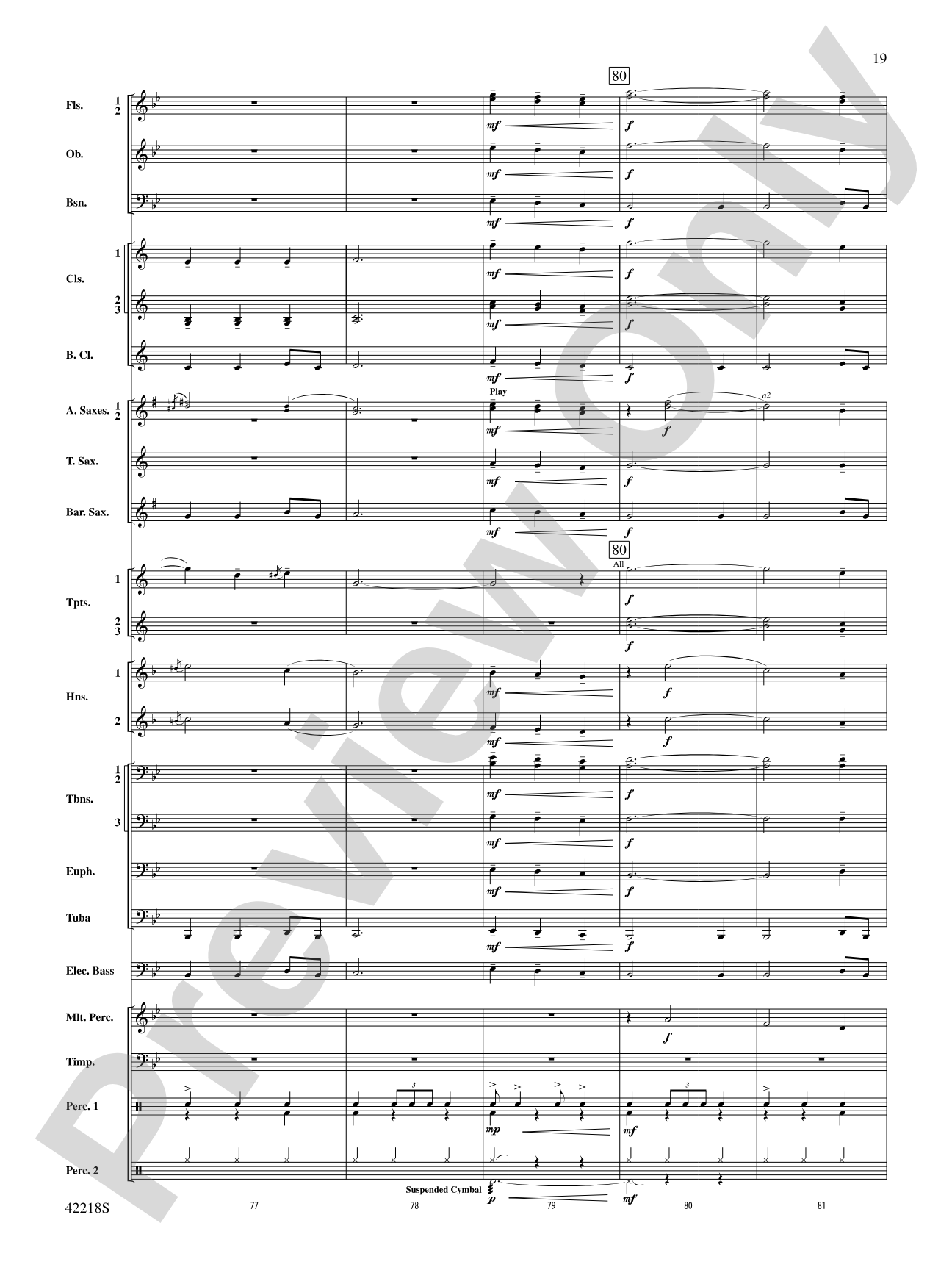 Tower of Power Greatest Hits: Concert Band Conductor Score & Parts