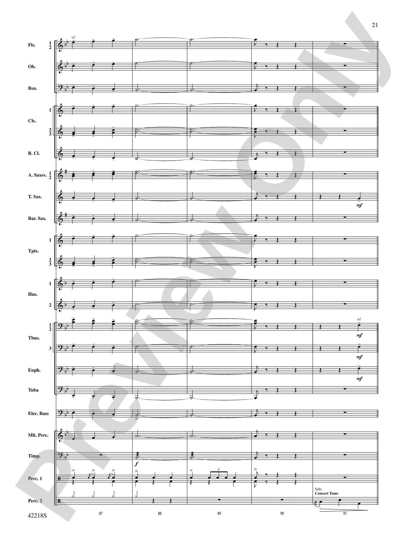 Tower of Power Greatest Hits: Concert Band Conductor Score & Parts