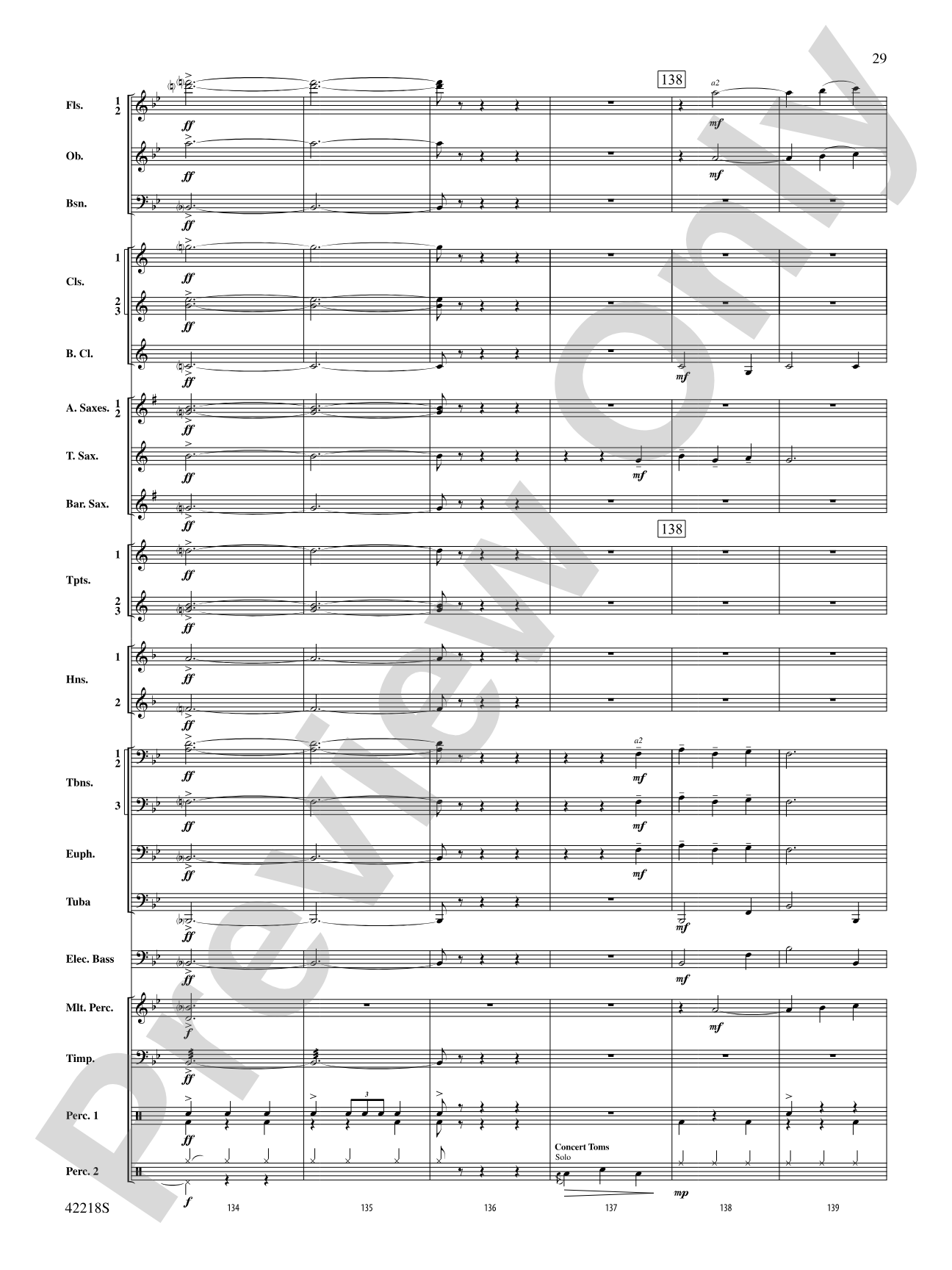 Tower of Power Greatest Hits: Concert Band Conductor Score & Parts