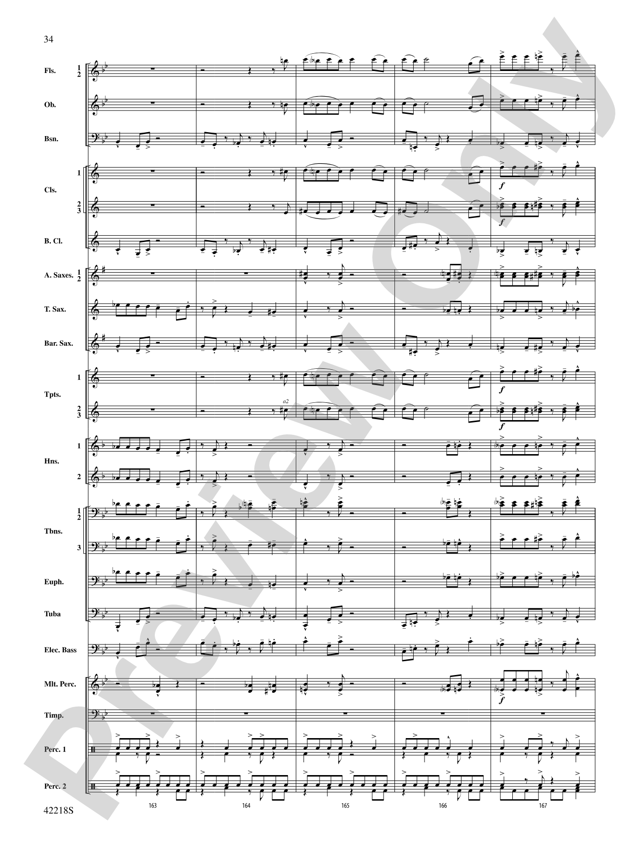 Tower of Power Greatest Hits: Concert Band Conductor Score & Parts