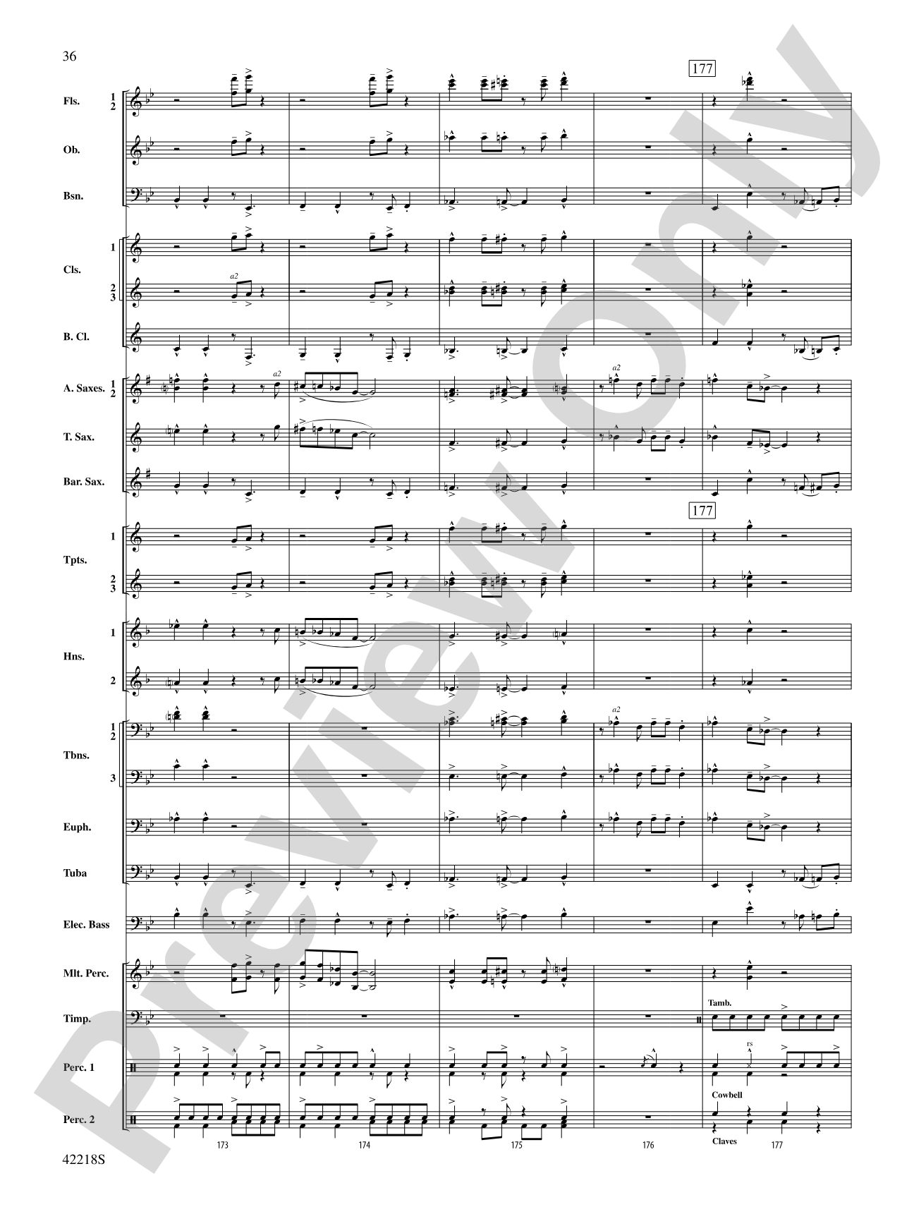 Tower of Power Greatest Hits: Concert Band Conductor Score & Parts