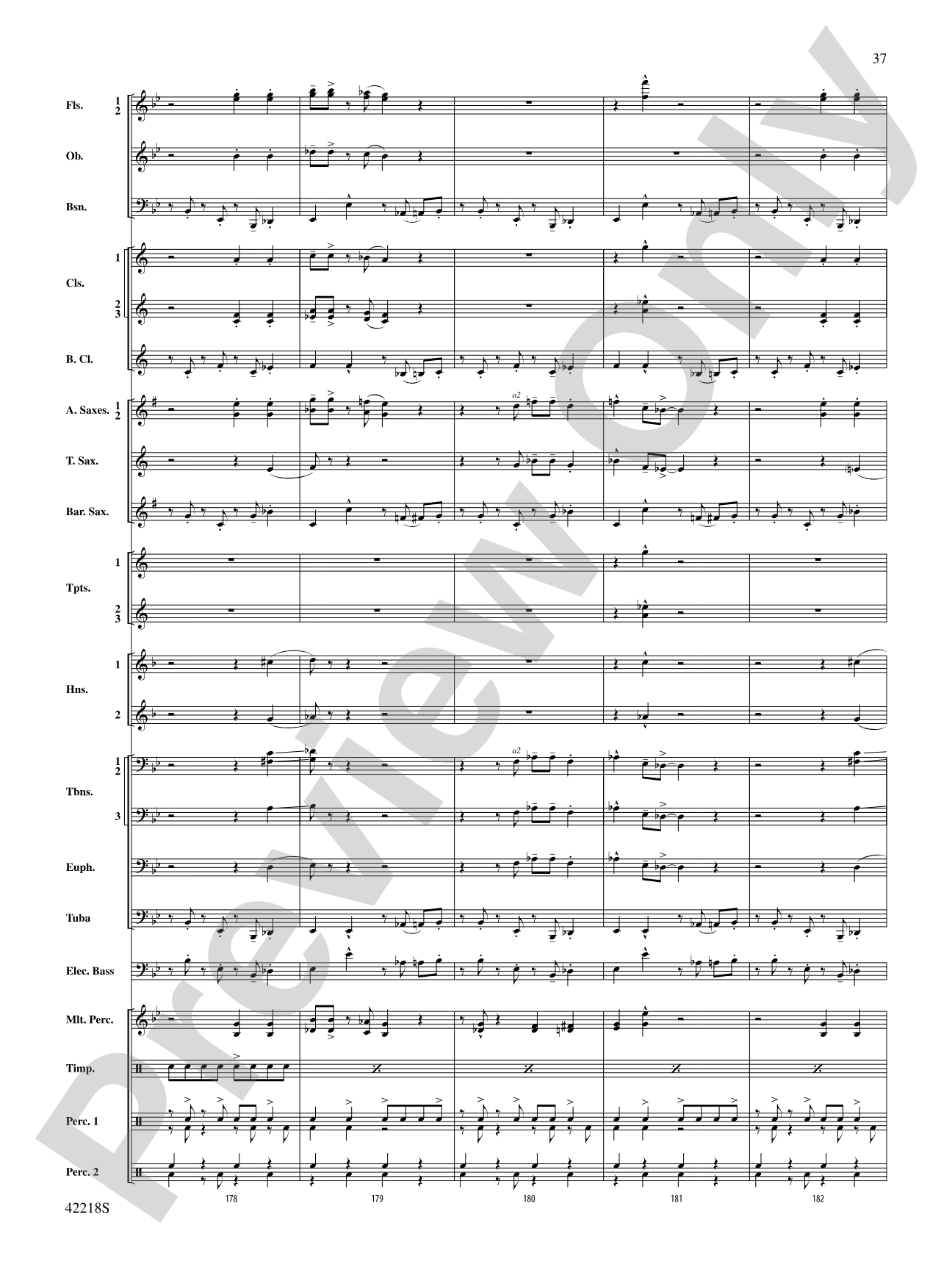 Tower of Power Greatest Hits: Concert Band Conductor Score & Parts
