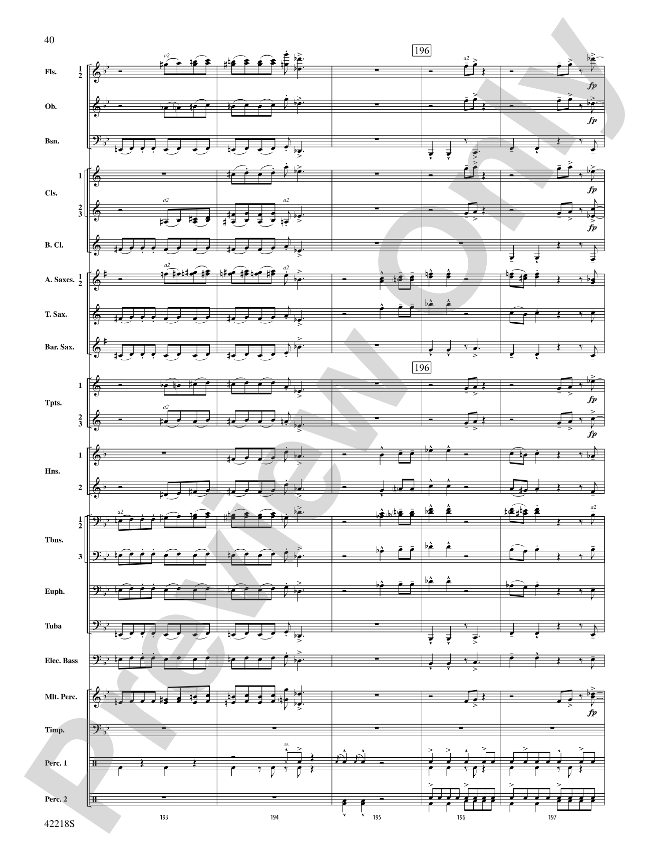 Tower of Power Greatest Hits: Concert Band Conductor Score & Parts