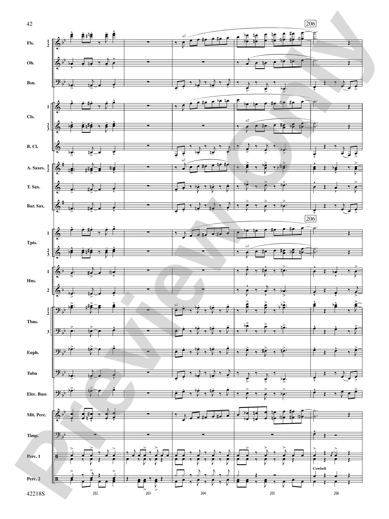 Tower of Power Greatest Hits: Concert Band Conductor Score & Parts
