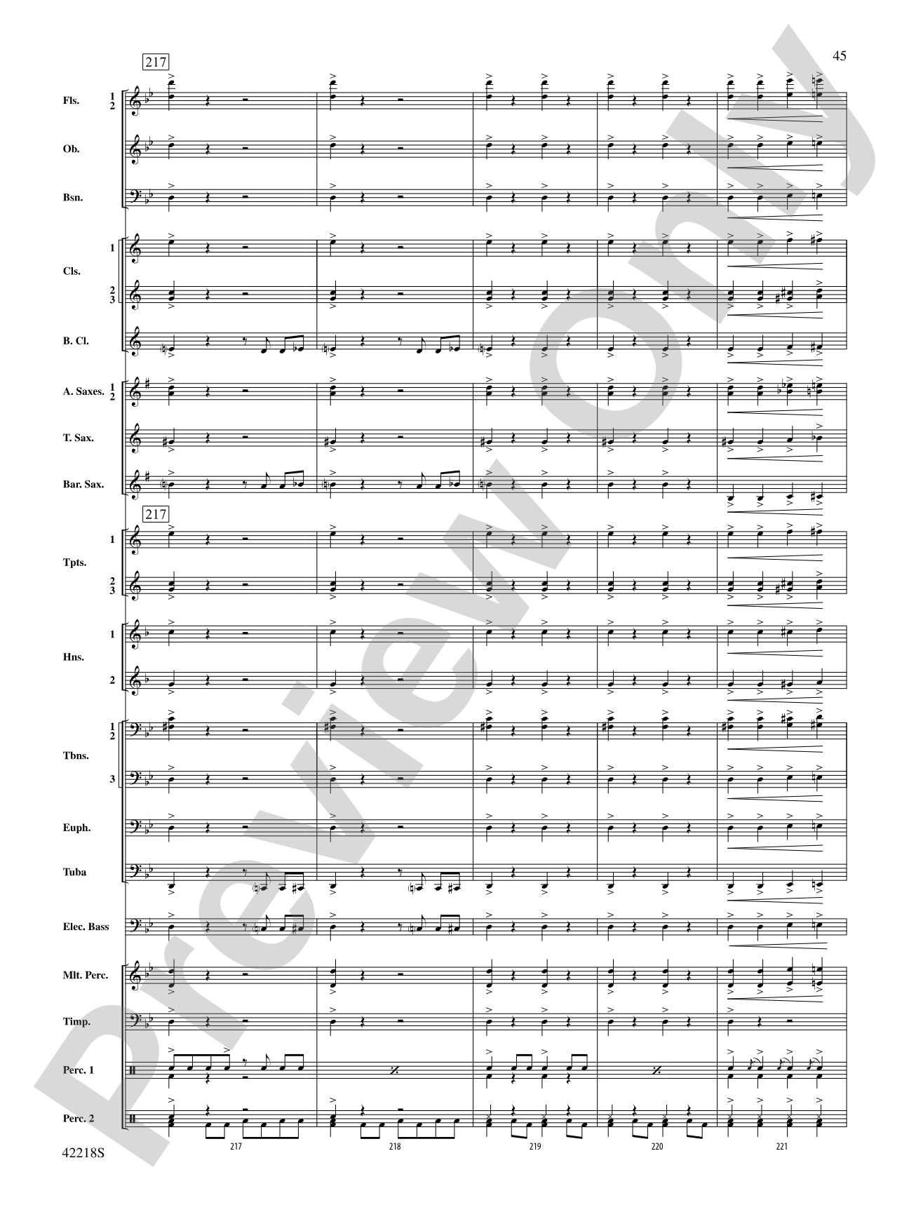 Tower of Power Greatest Hits: Concert Band Conductor Score & Parts