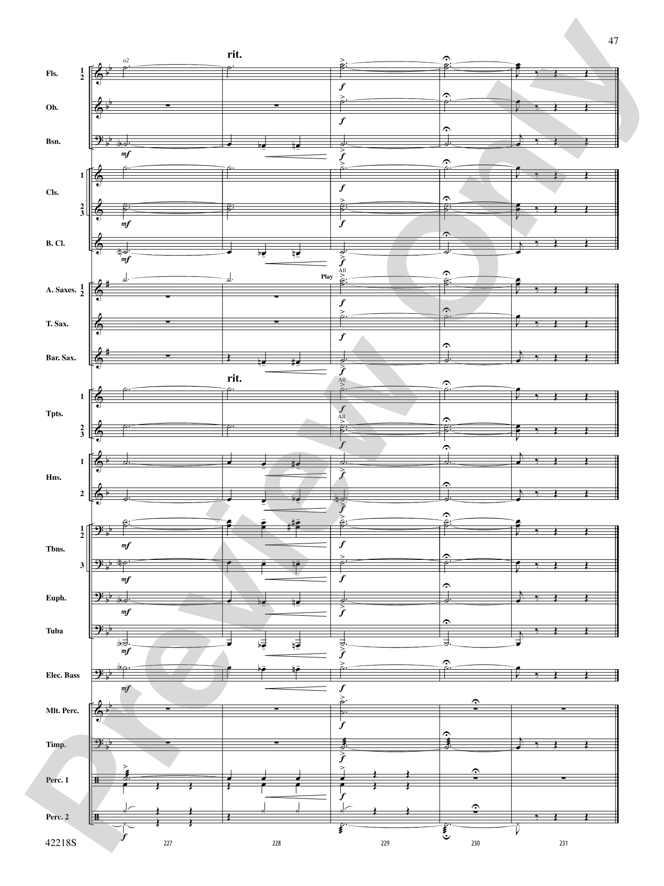 Tower of Power Greatest Hits: Concert Band Conductor Score & Parts