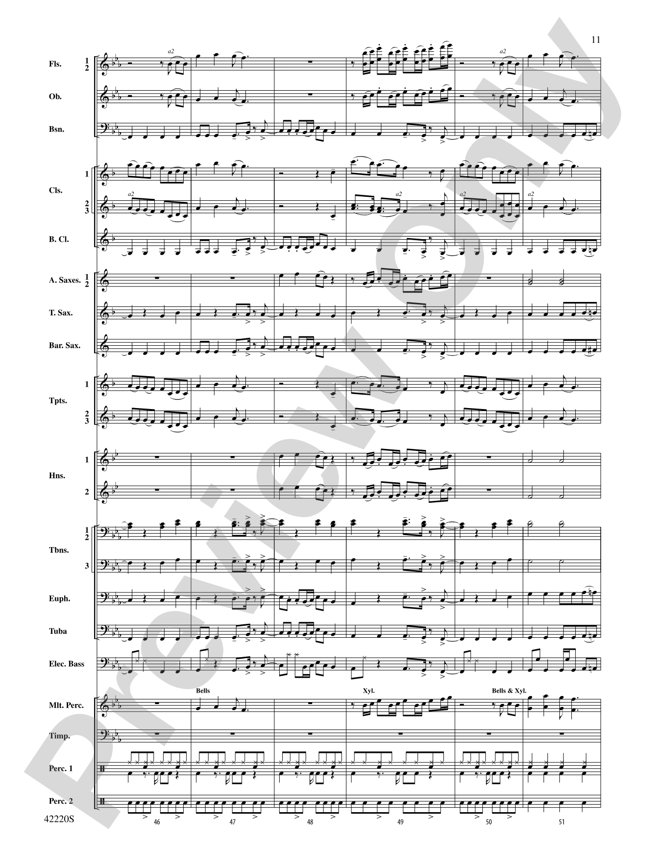 Treasure: Concert Band Conductor Score & Parts