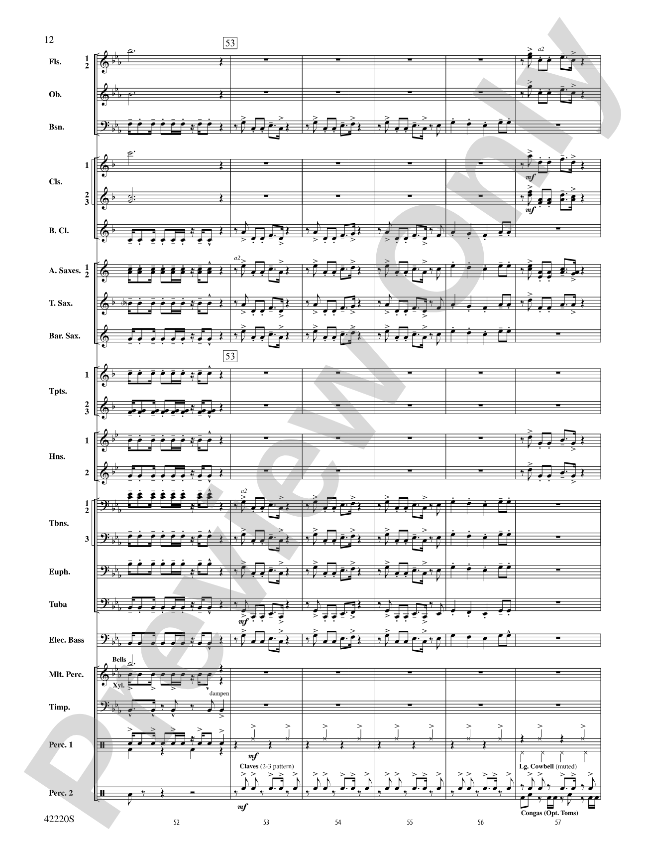 Treasure: Concert Band Conductor Score & Parts