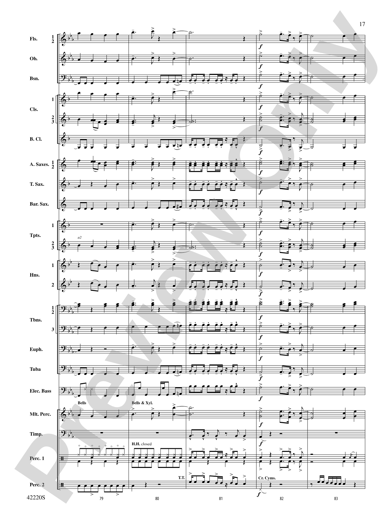 Treasure: Concert Band Conductor Score & Parts