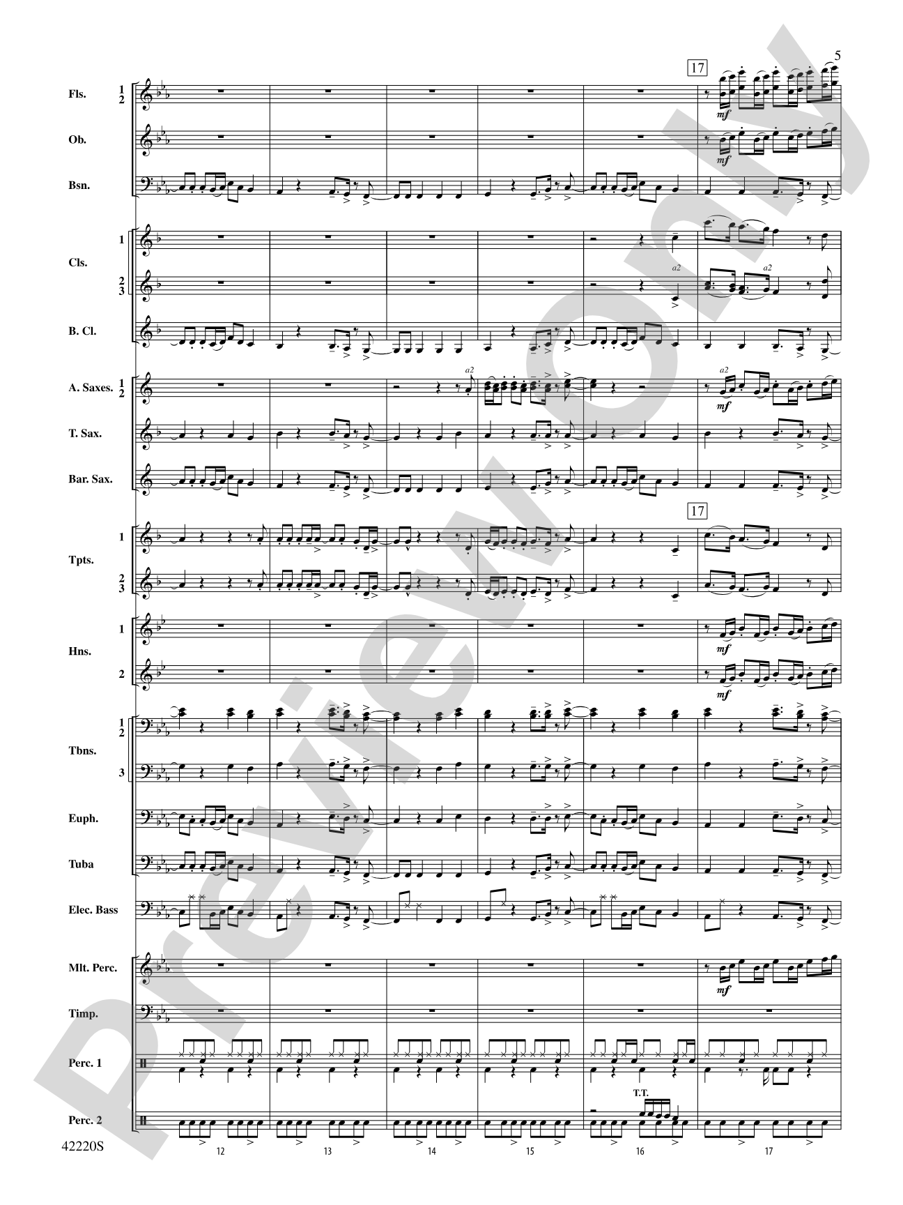 Treasure: Concert Band Conductor Score & Parts