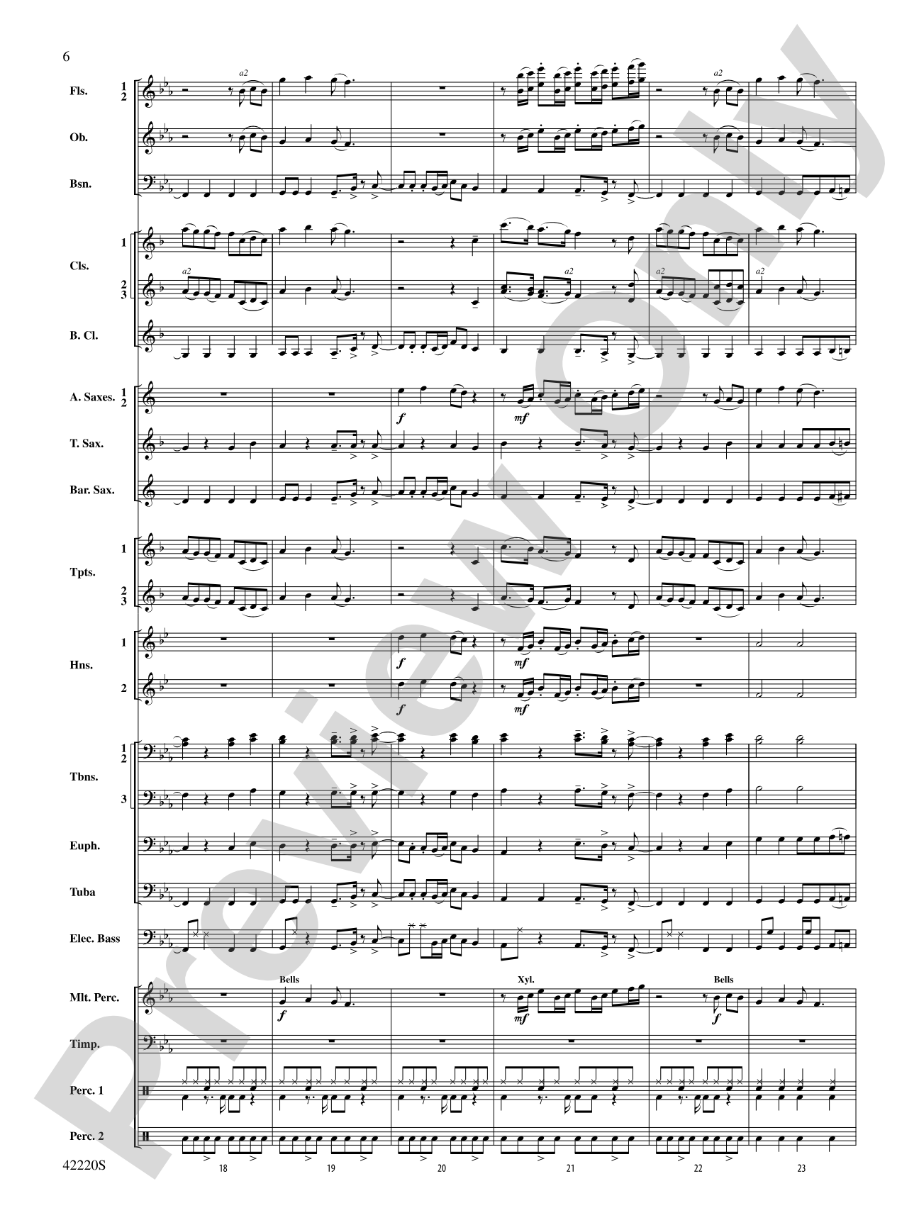 Treasure: Concert Band Conductor Score & Parts