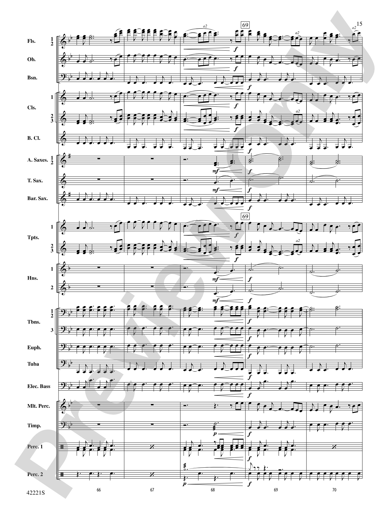 Carry On: Concert Band Conductor Score & Parts