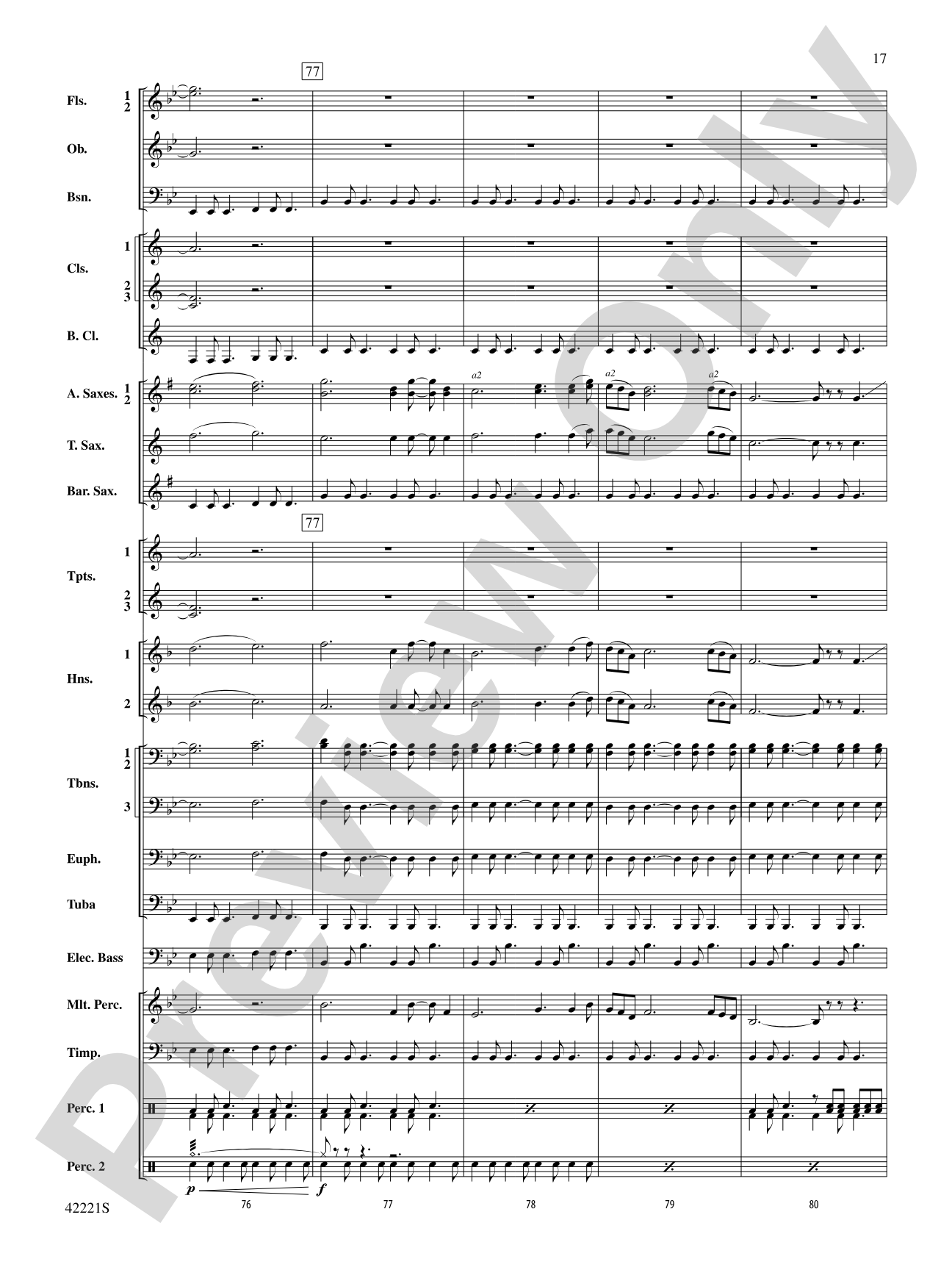 Carry On: Concert Band Conductor Score & Parts