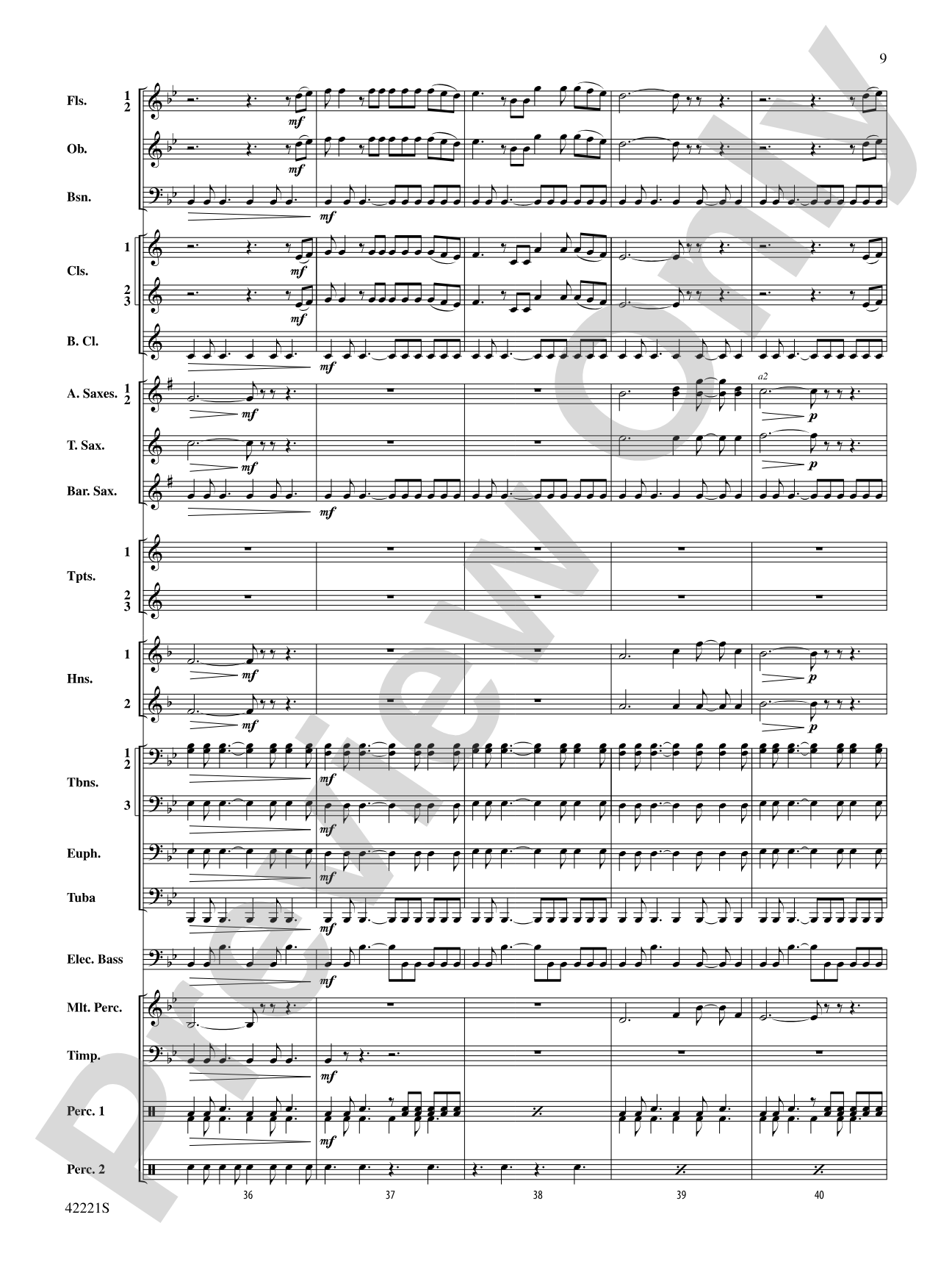 Carry On: Concert Band Conductor Score & Parts
