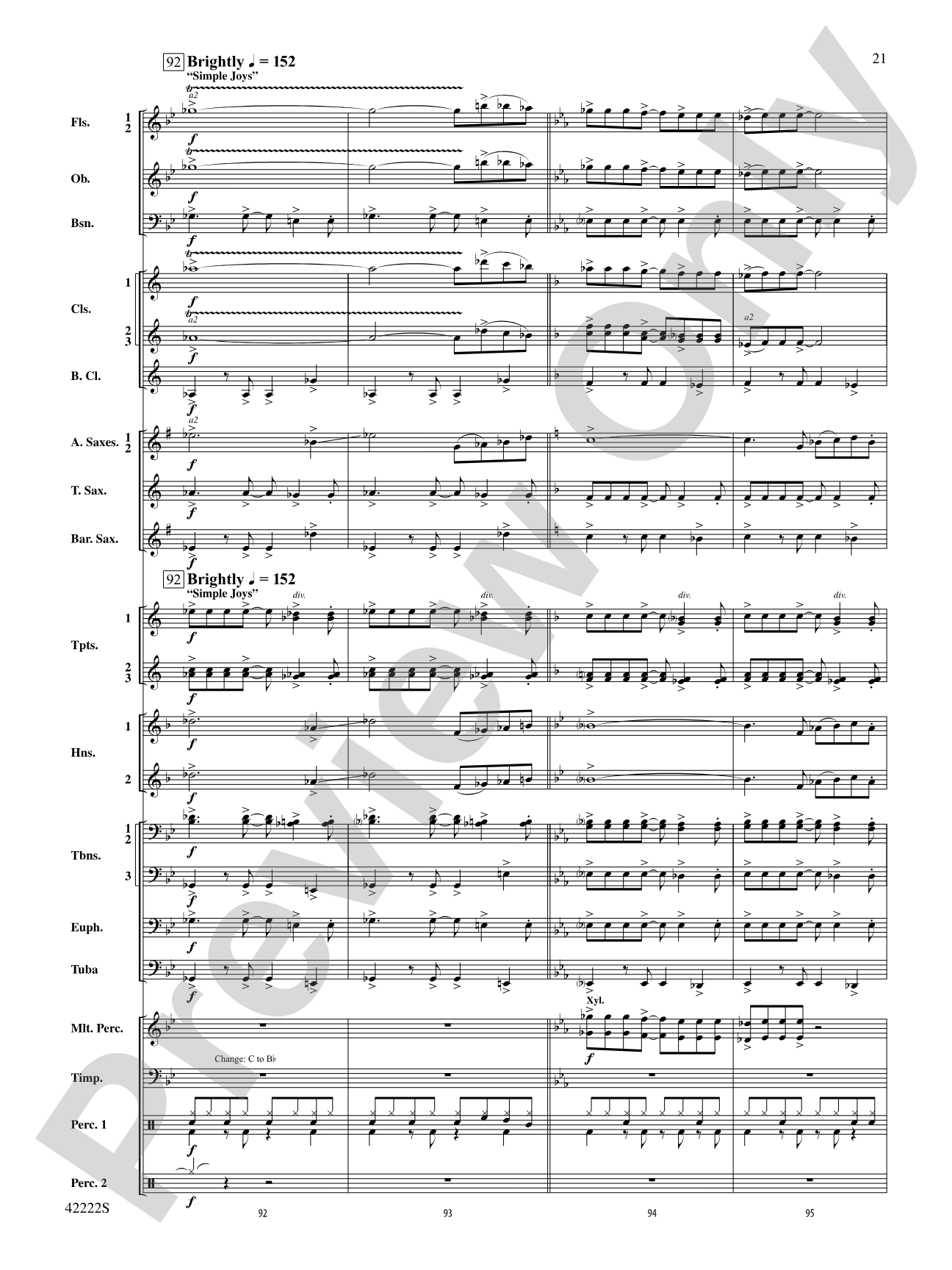Pippin: Concert Band Conductor Score & Parts