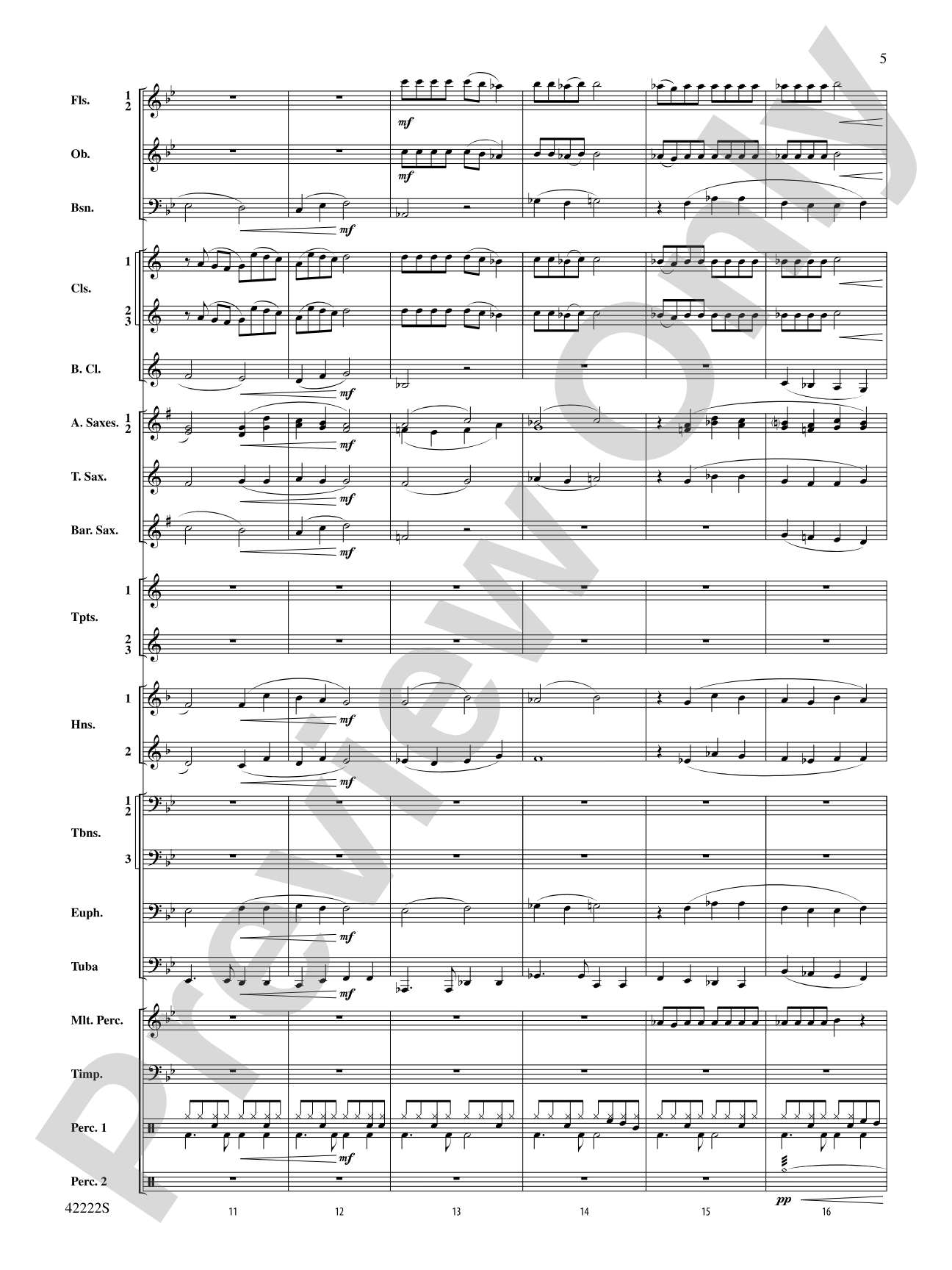 Pippin: Concert Band Conductor Score & Parts