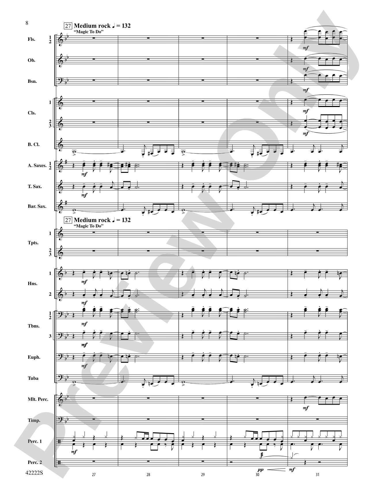 Pippin: Concert Band Conductor Score & Parts