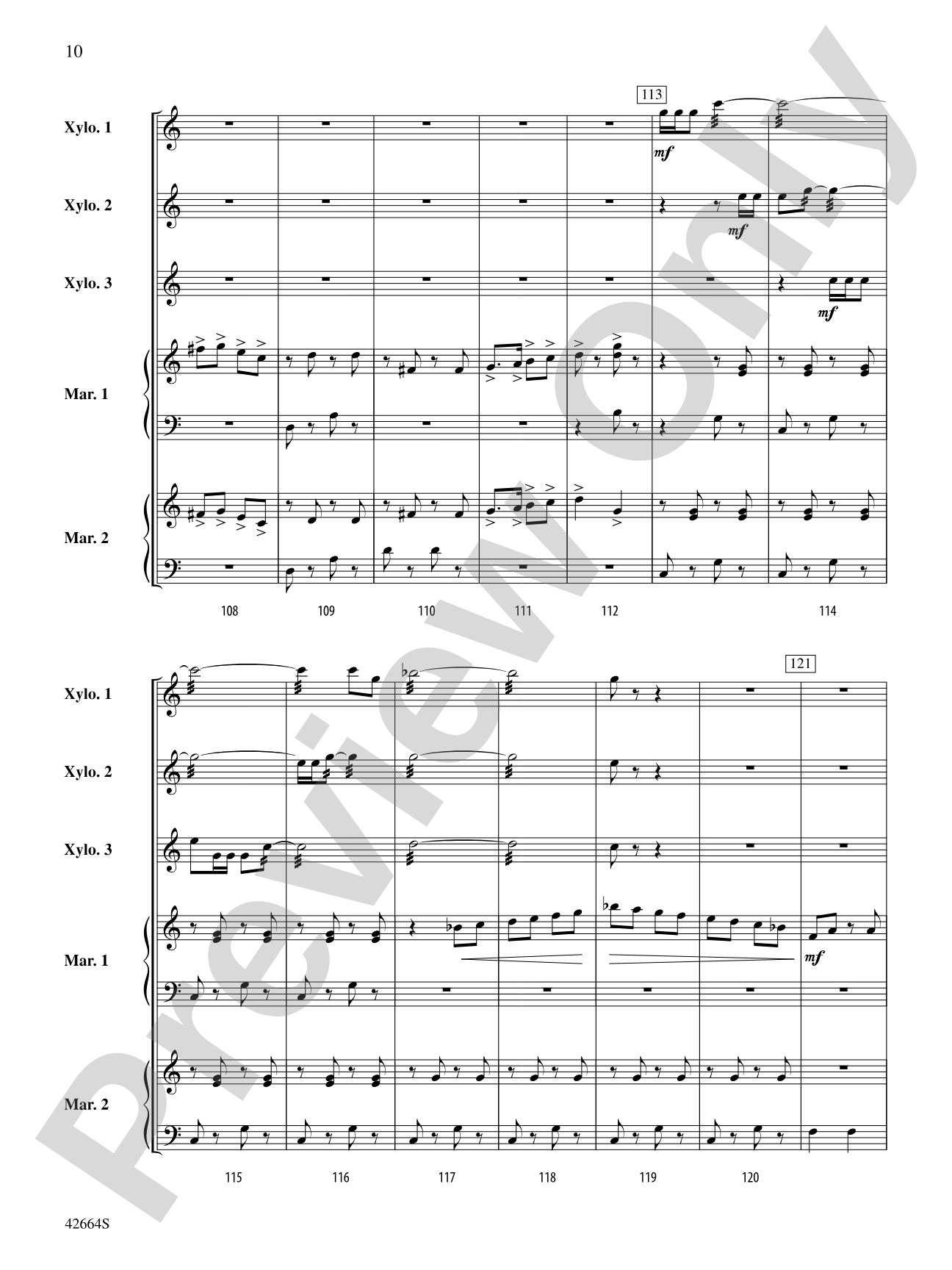 Bugler's Holiday: Percussion Ensemble Conductor Score & Parts