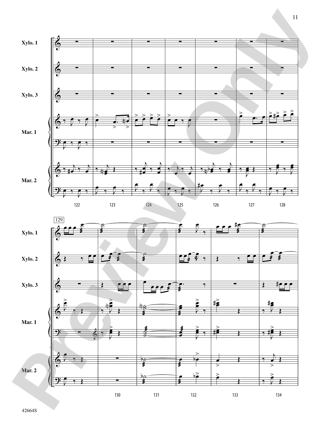 Bugler's Holiday: Percussion Ensemble Conductor Score & Parts