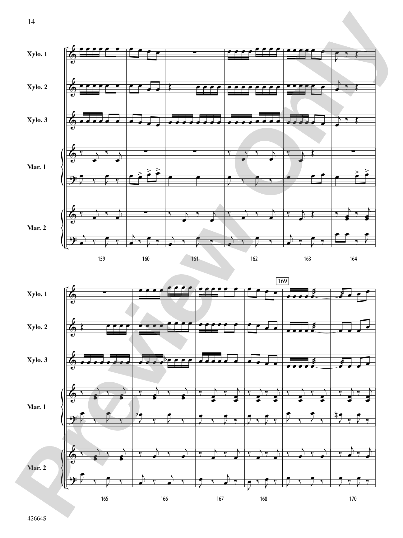 Bugler's Holiday: Percussion Ensemble Conductor Score & Parts