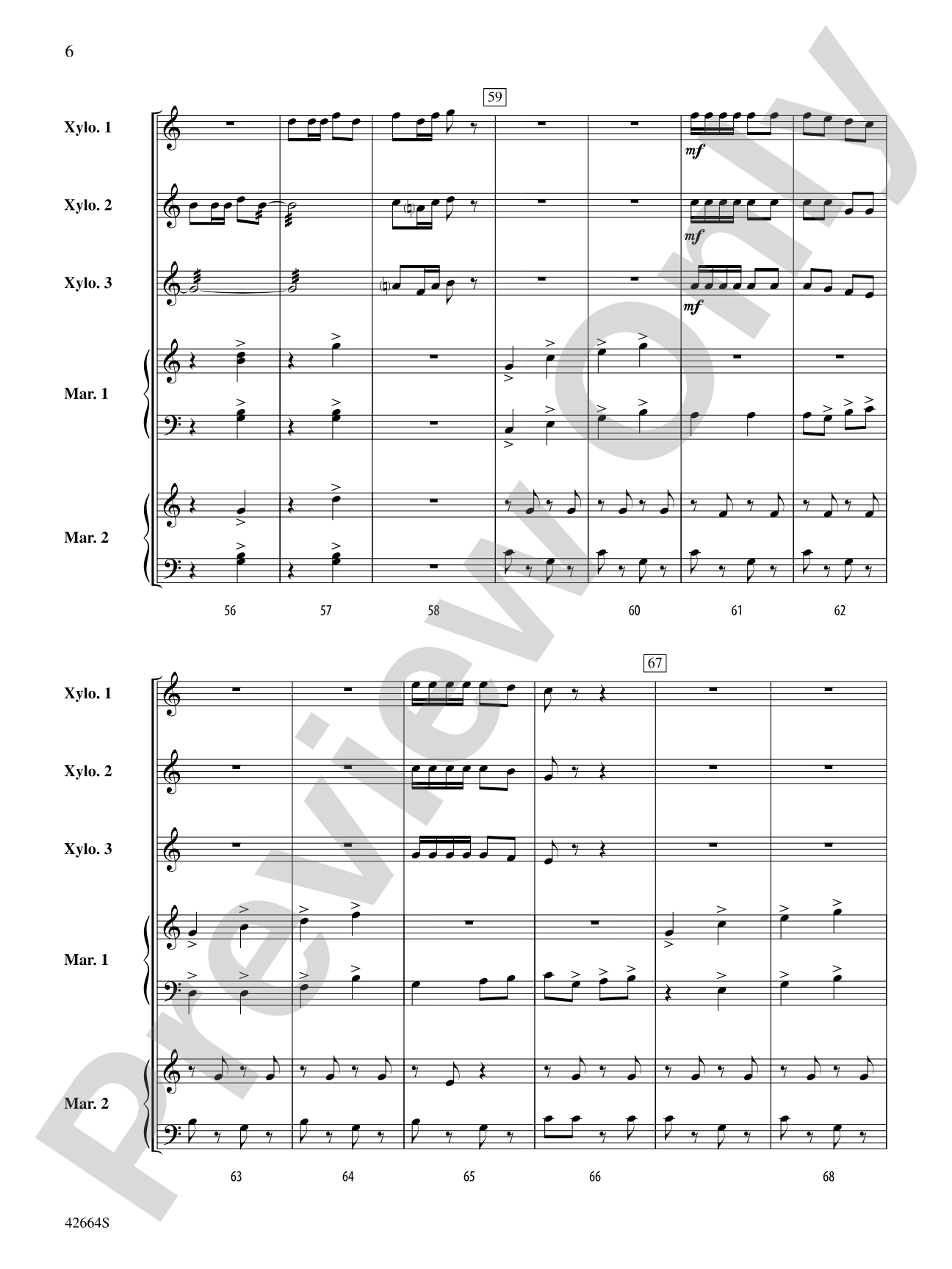 Bugler's Holiday: Percussion Ensemble Conductor Score & Parts