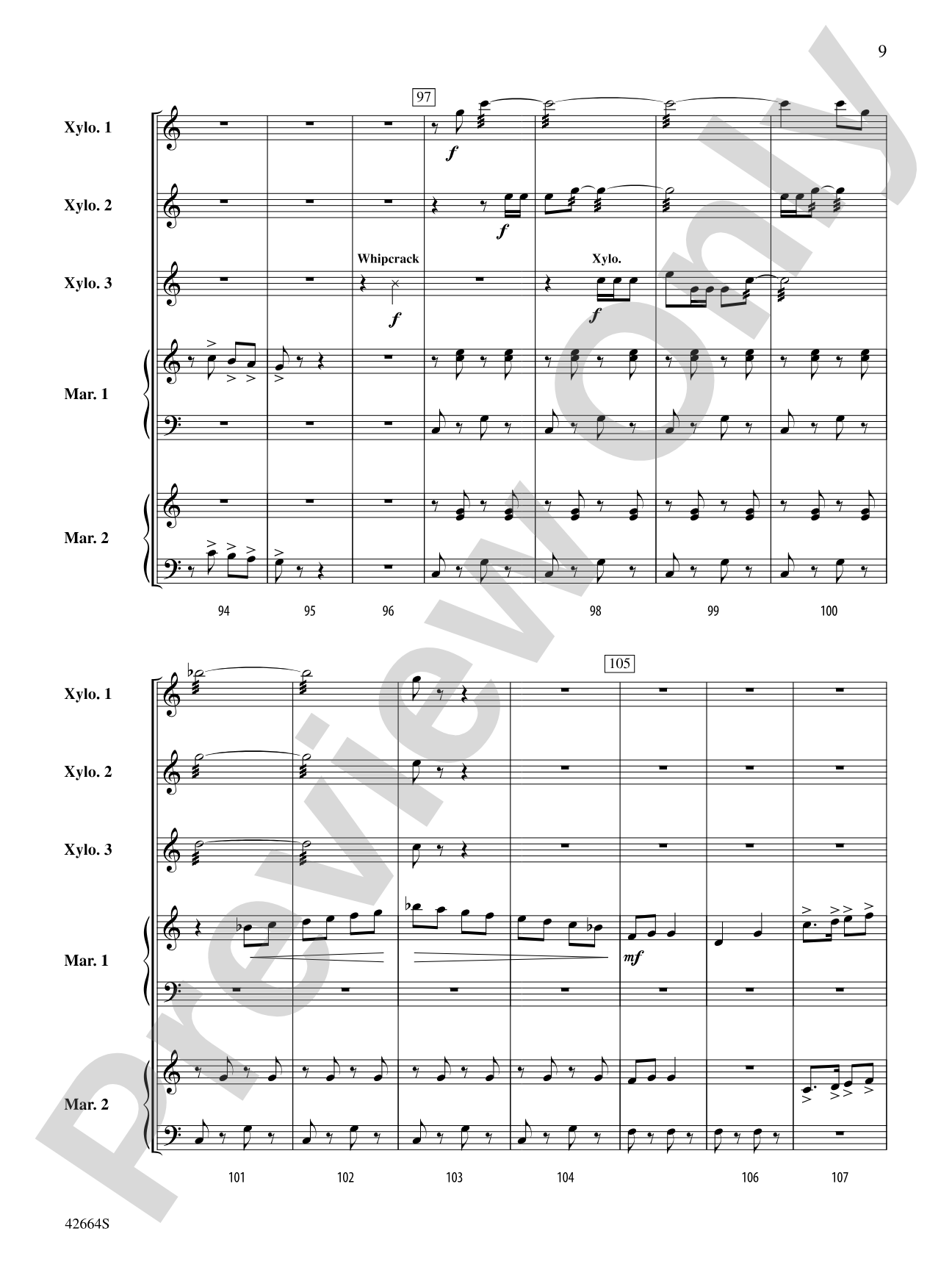 Bugler's Holiday: Percussion Ensemble Conductor Score & Parts