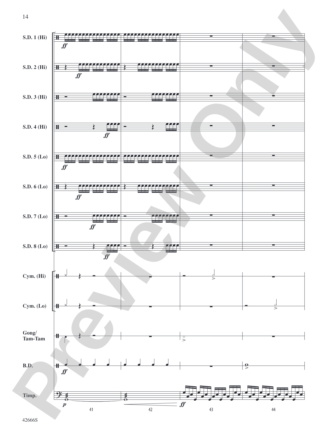 Drum Celebration: Percussion Ensemble Conductor Score & Parts