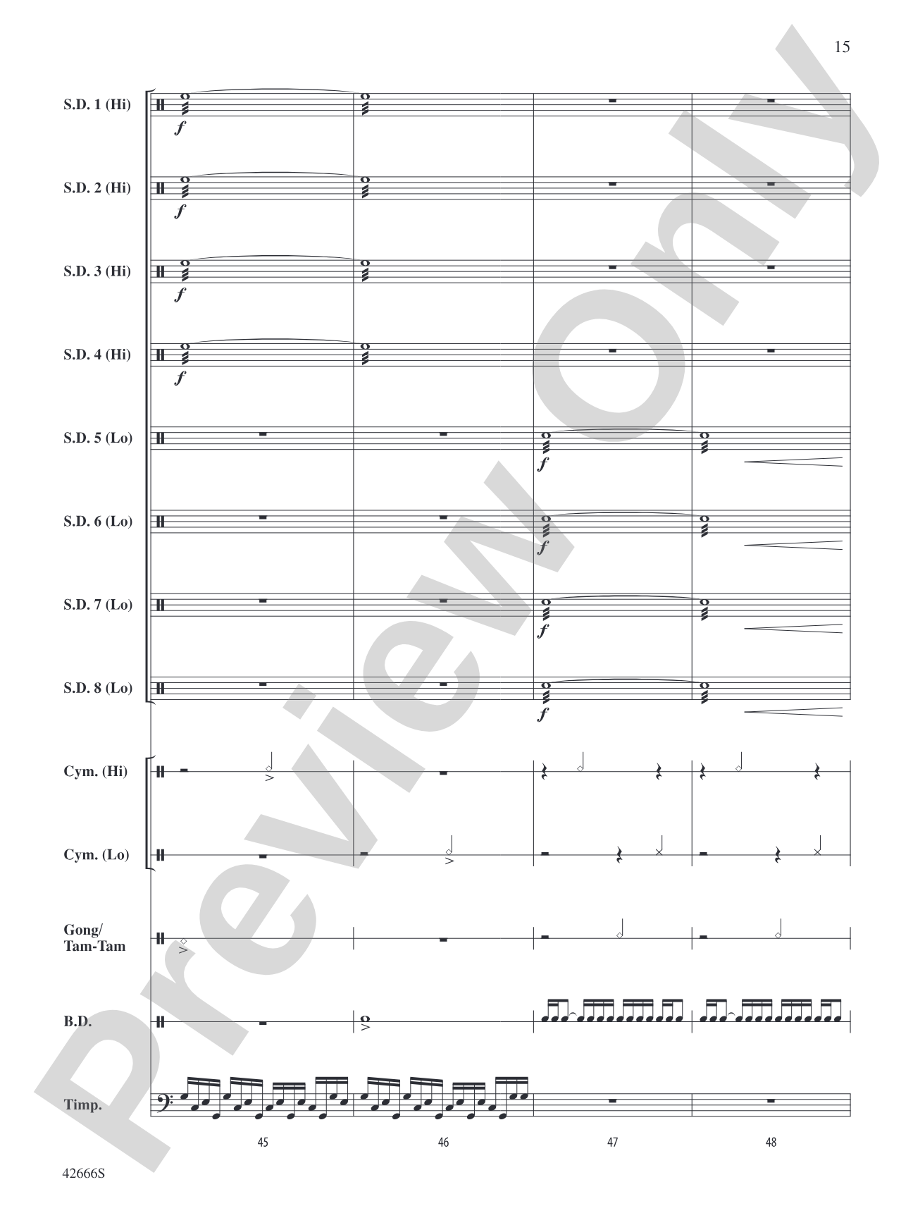 Drum Celebration: Percussion Ensemble Conductor Score & Parts