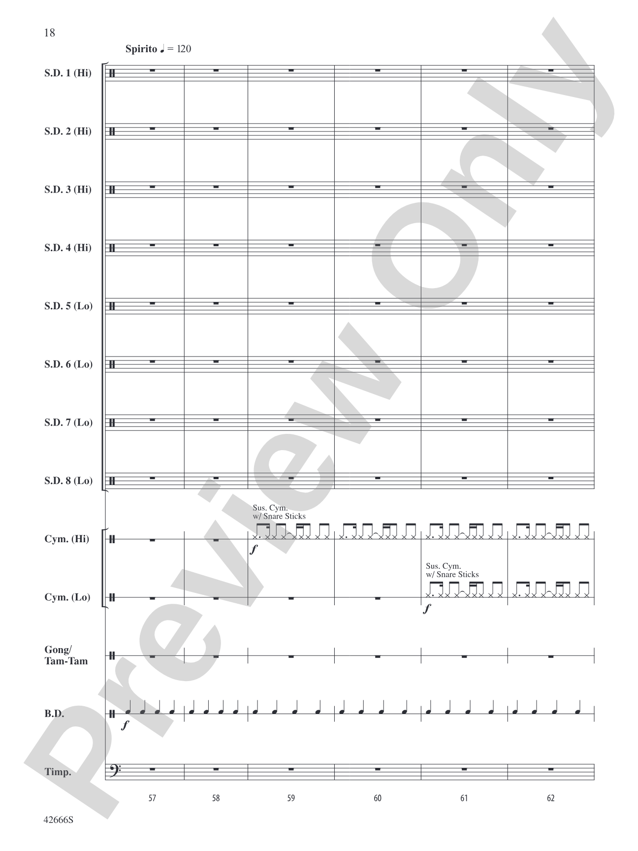 Drum Celebration: Percussion Ensemble Conductor Score & Parts