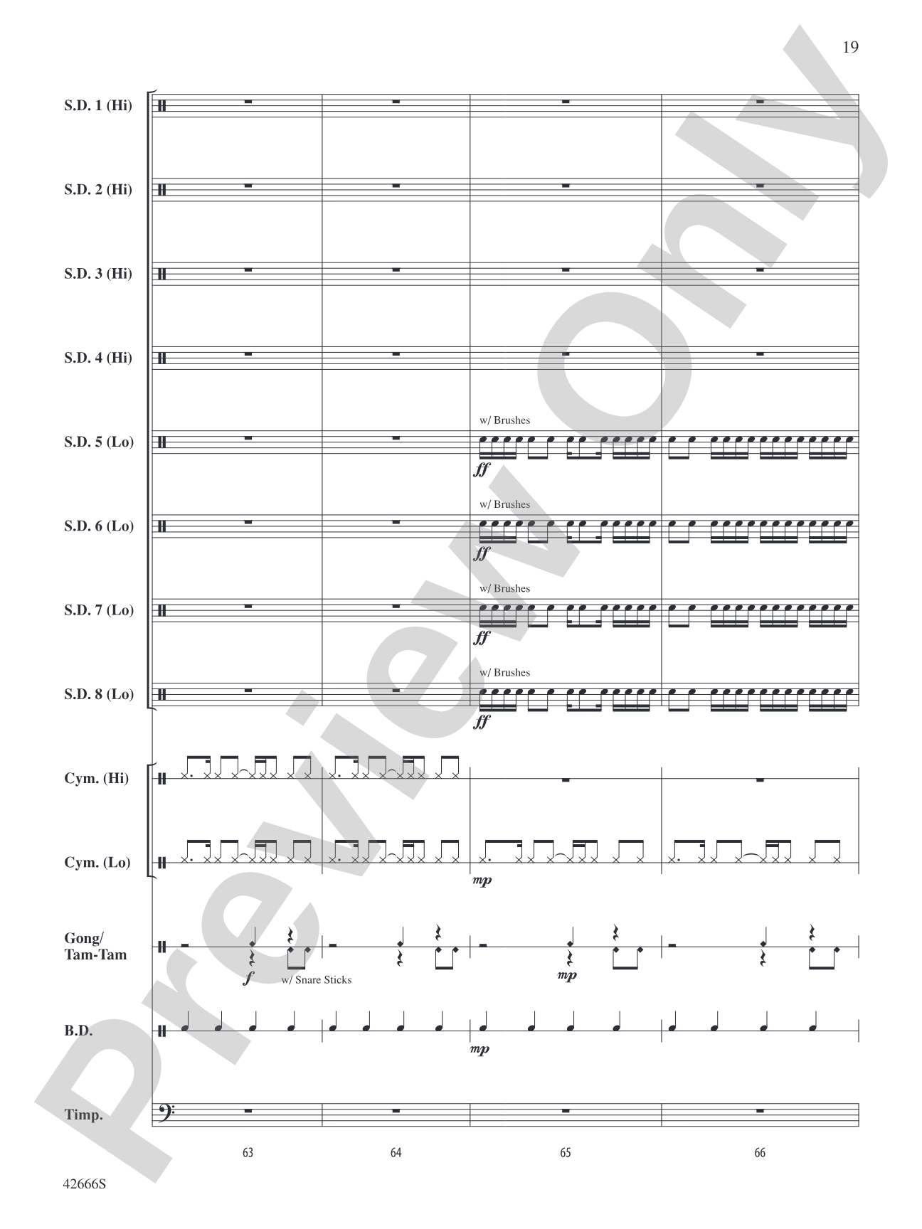 Drum Celebration: Percussion Ensemble Conductor Score & Parts