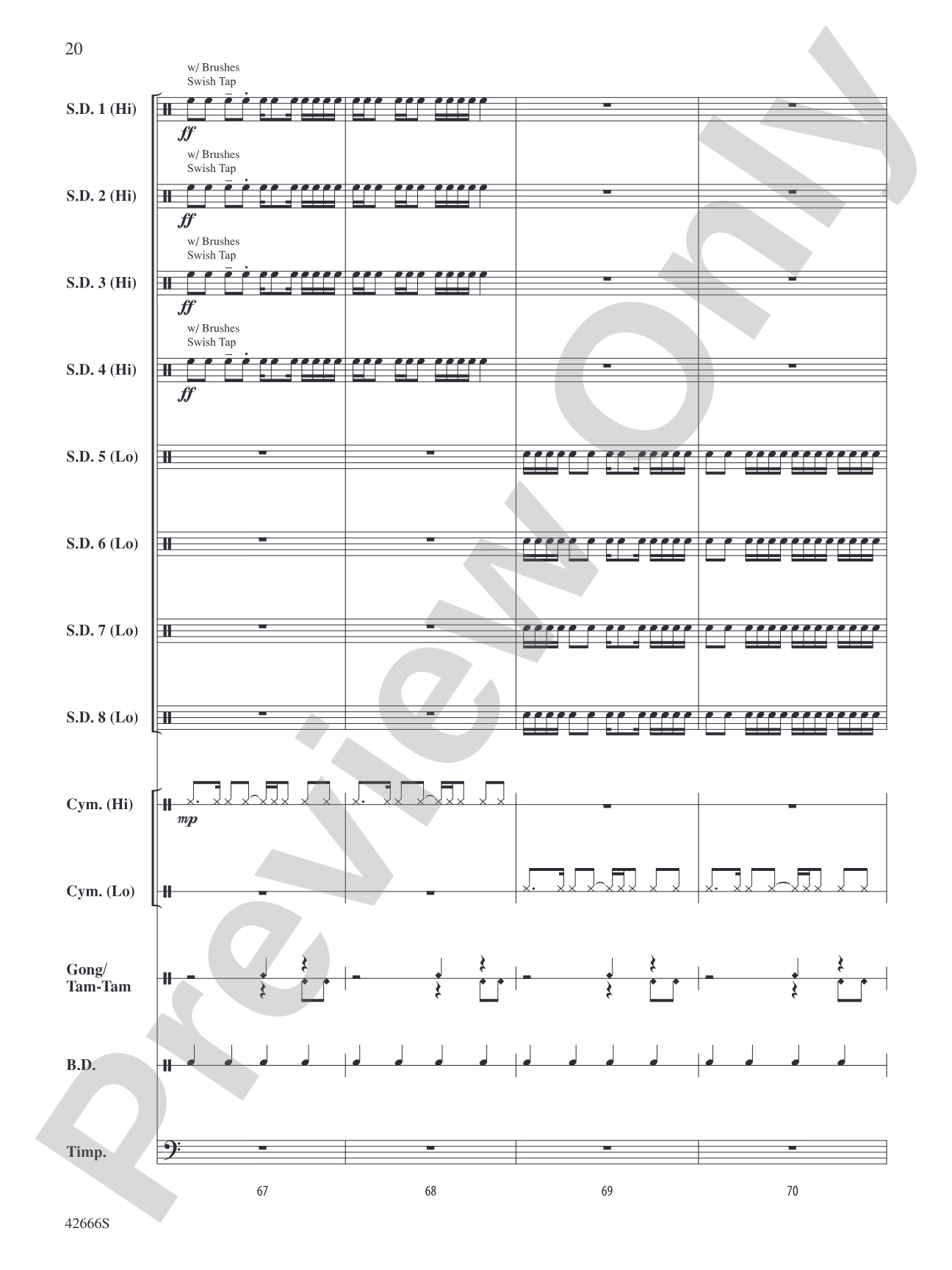 Drum Celebration: Percussion Ensemble Conductor Score & Parts