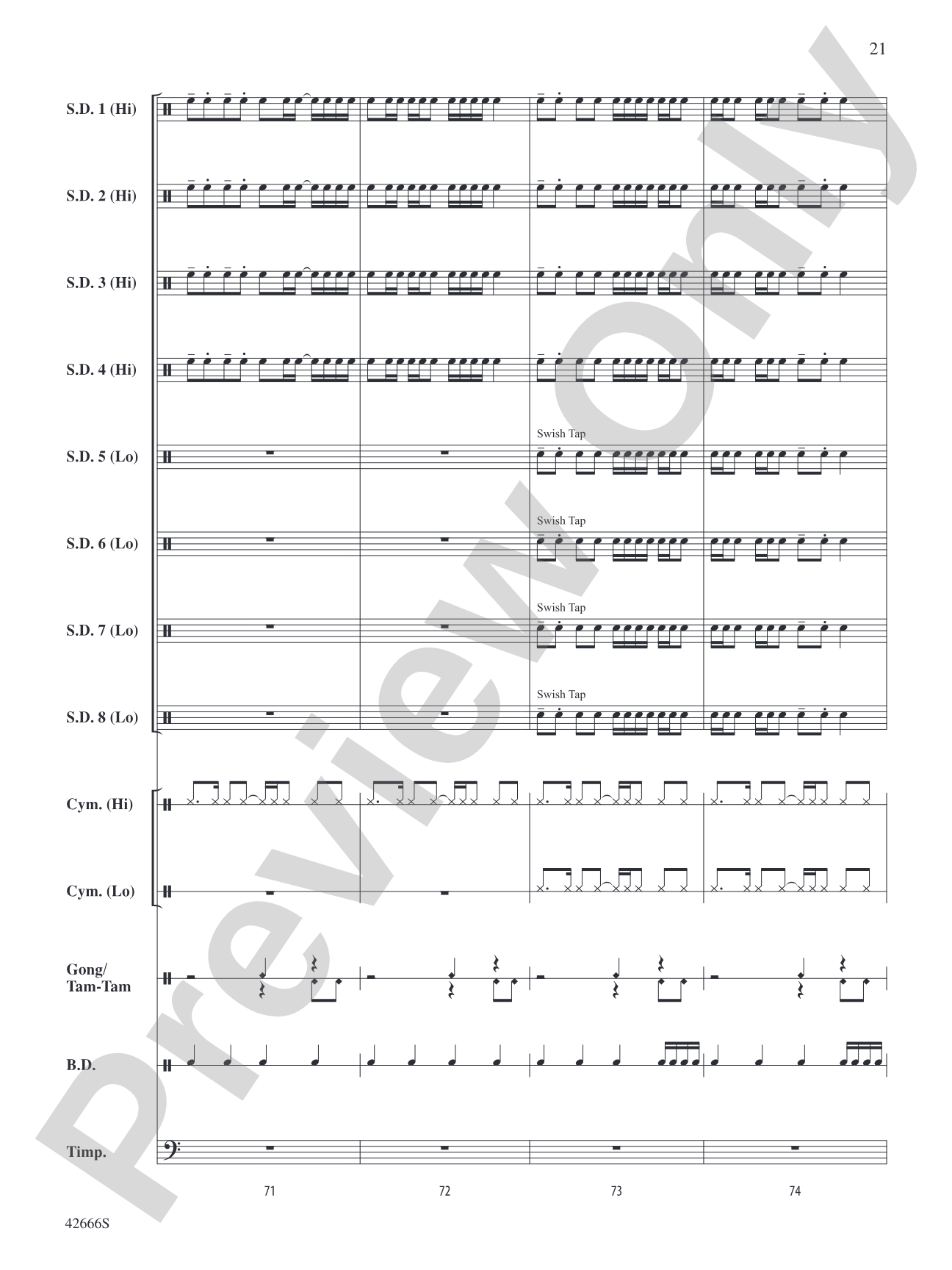 Drum Celebration: Percussion Ensemble Conductor Score & Parts