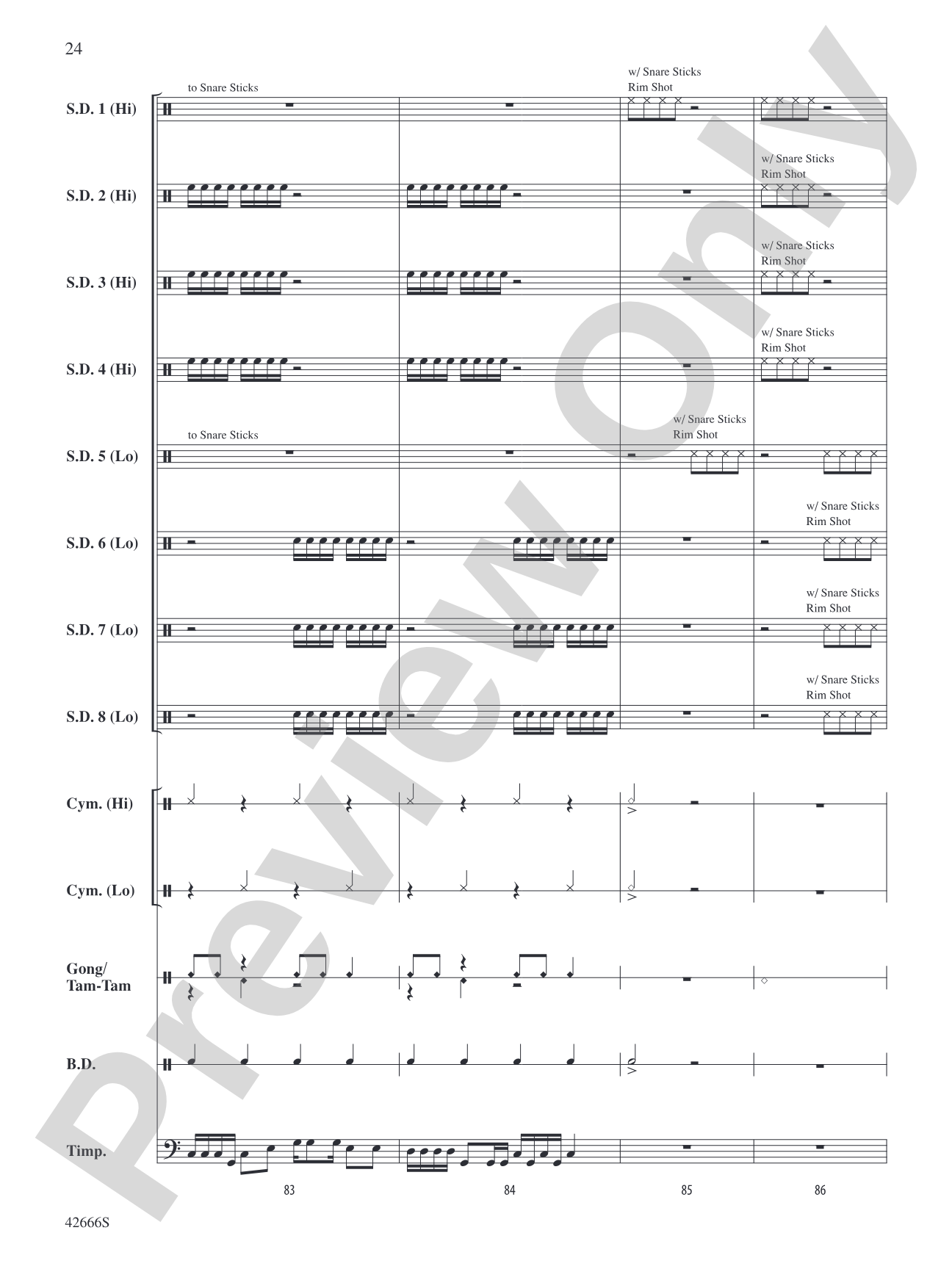 Drum Celebration: Percussion Ensemble Conductor Score & Parts