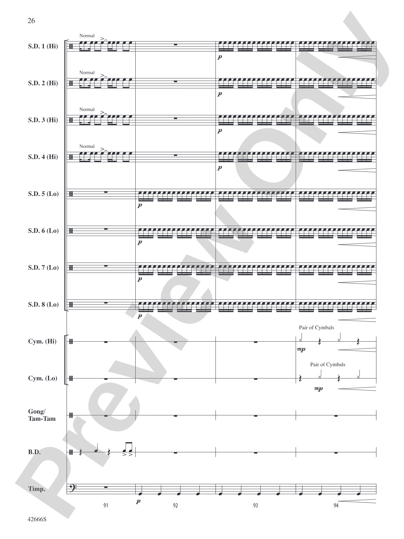 Drum Celebration: Percussion Ensemble Conductor Score & Parts