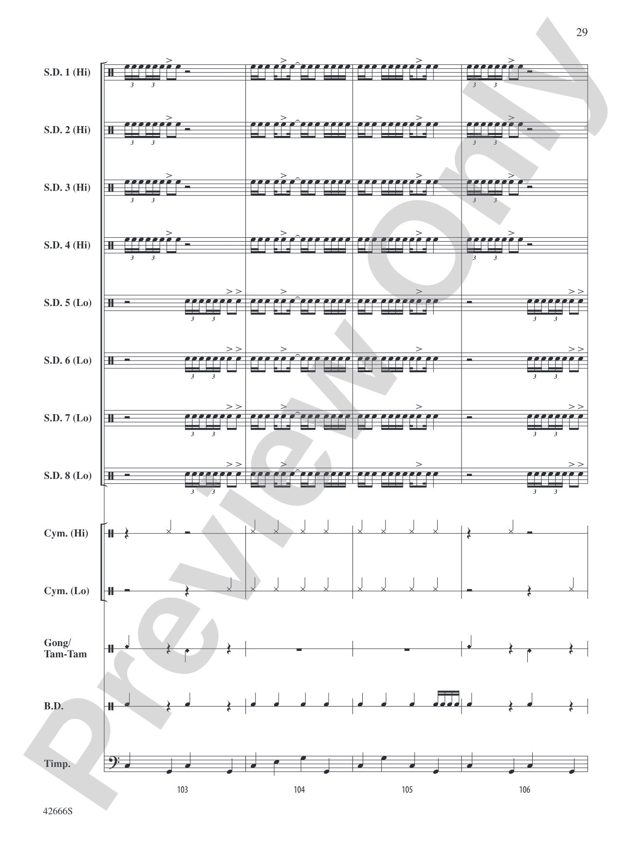 Drum Celebration: Percussion Ensemble Conductor Score & Parts