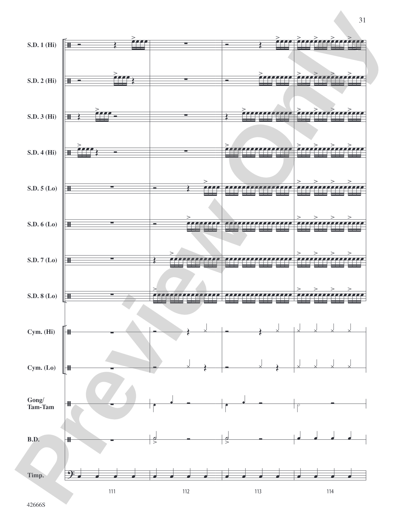 Drum Celebration: Percussion Ensemble Conductor Score & Parts