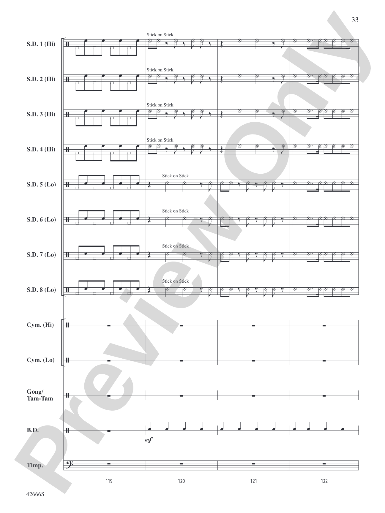 Drum Celebration: Percussion Ensemble Conductor Score & Parts