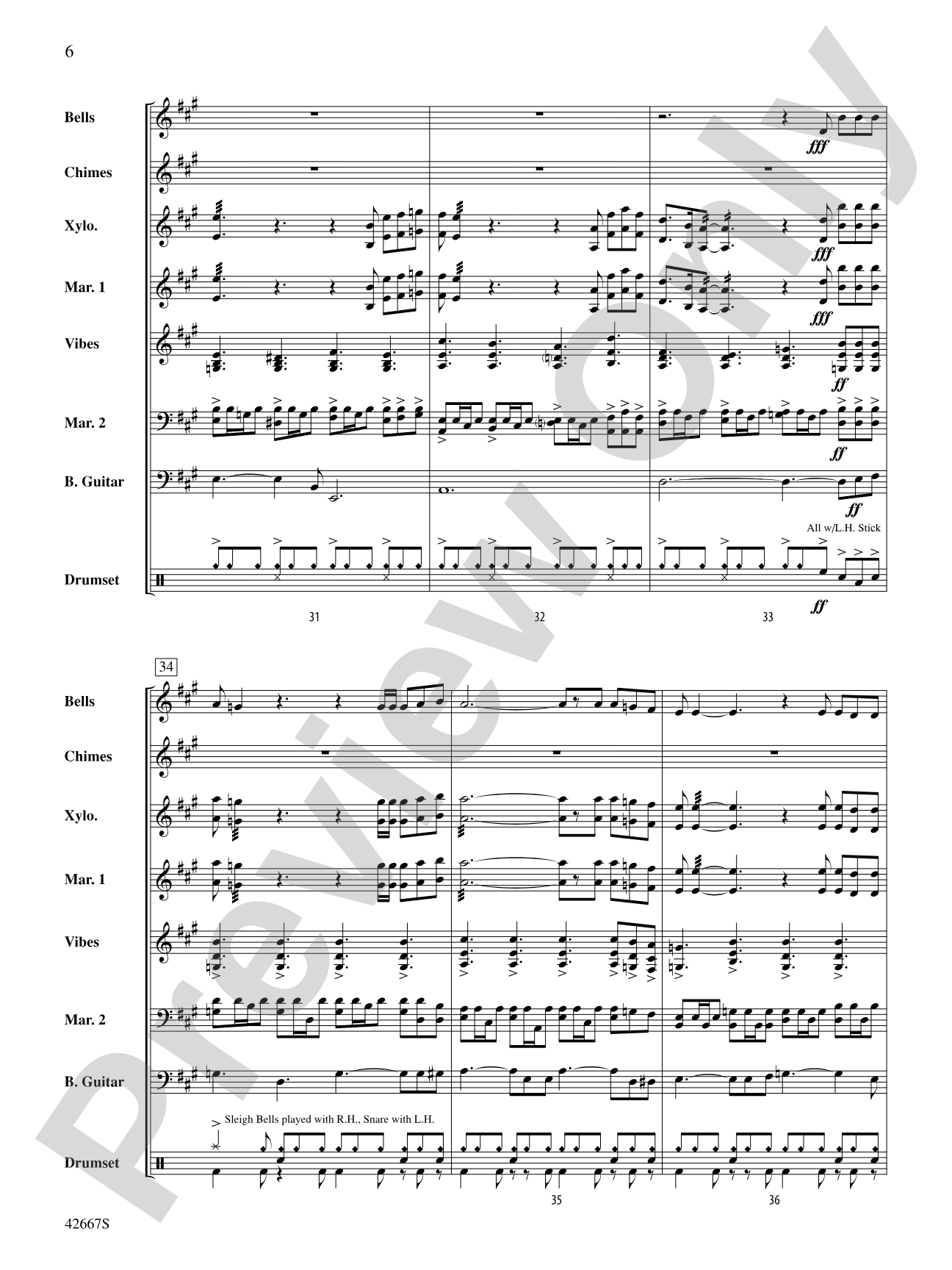 John Lennon Holiday Medley: Percussion Ensemble Conductor Score & Parts