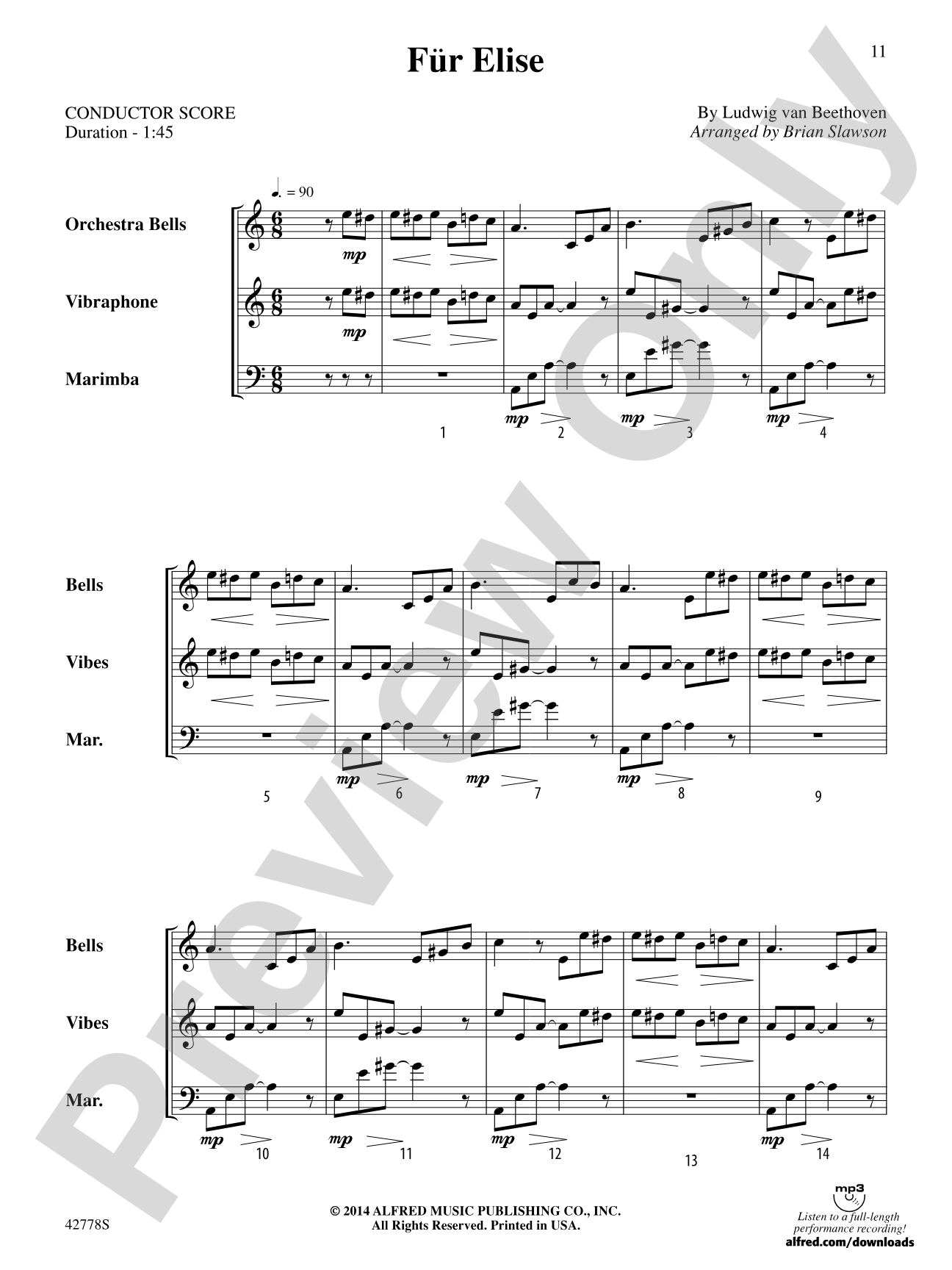Classic Mallet Trios---Beethoven: Mallet Instrument Book