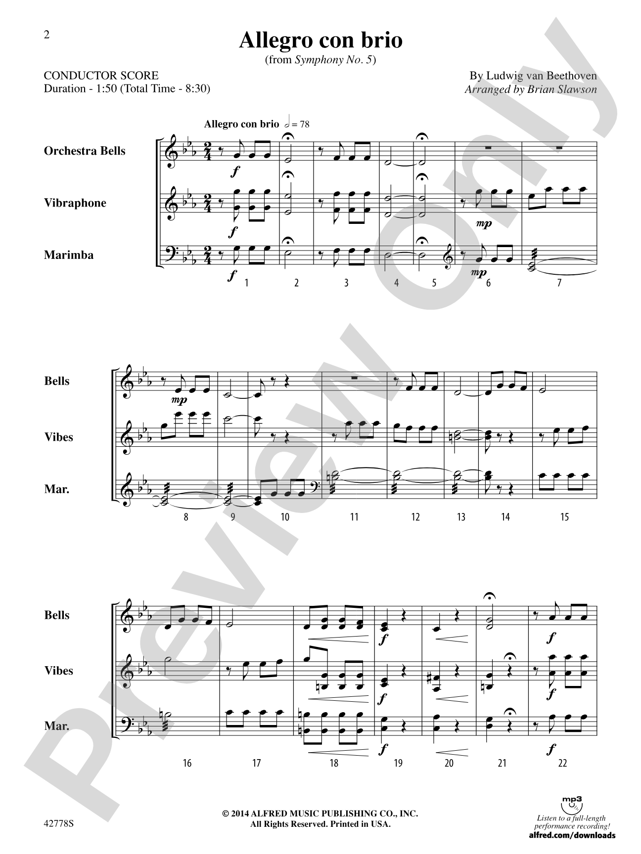Classic Mallet Trios---Beethoven: Mallet Instrument Book