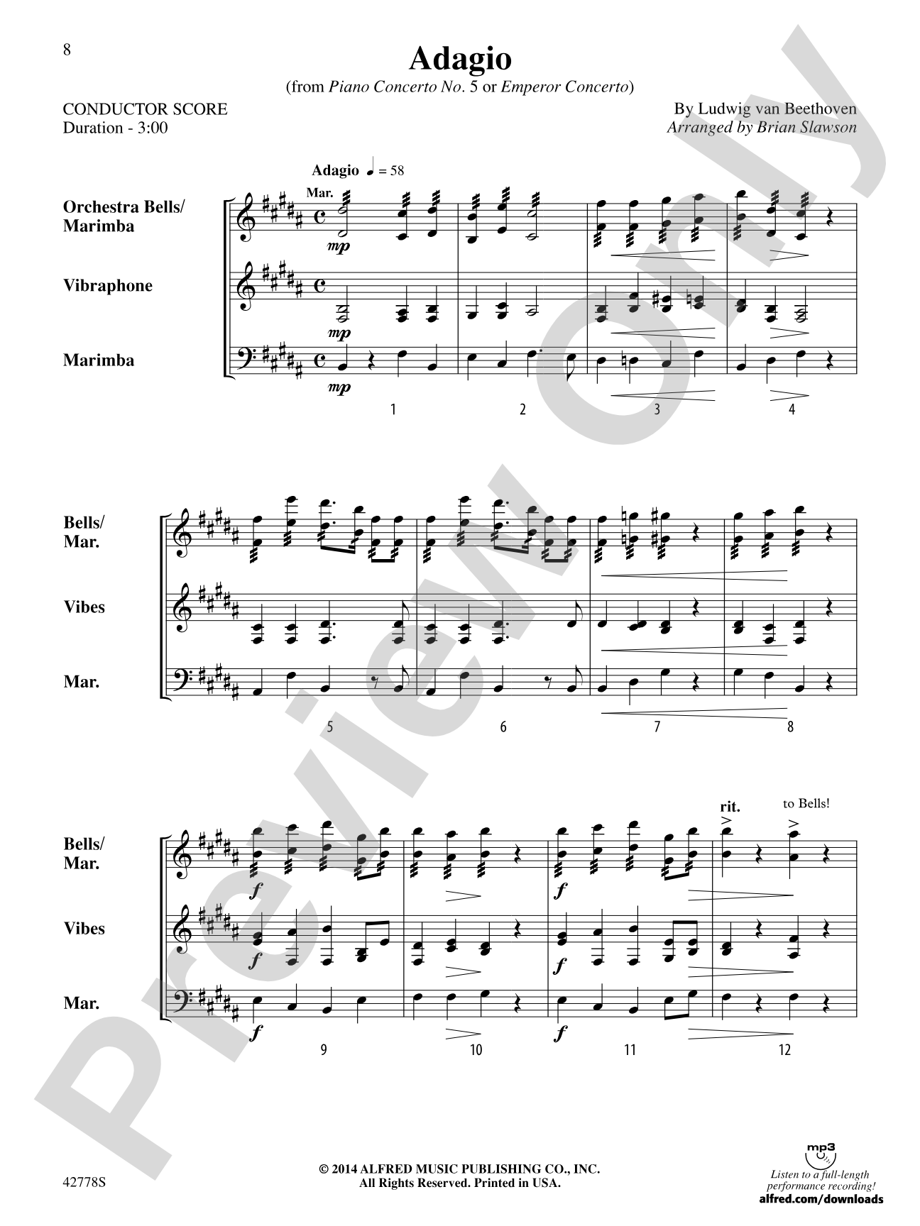 Classic Mallet Trios---Beethoven: Mallet Instrument Book