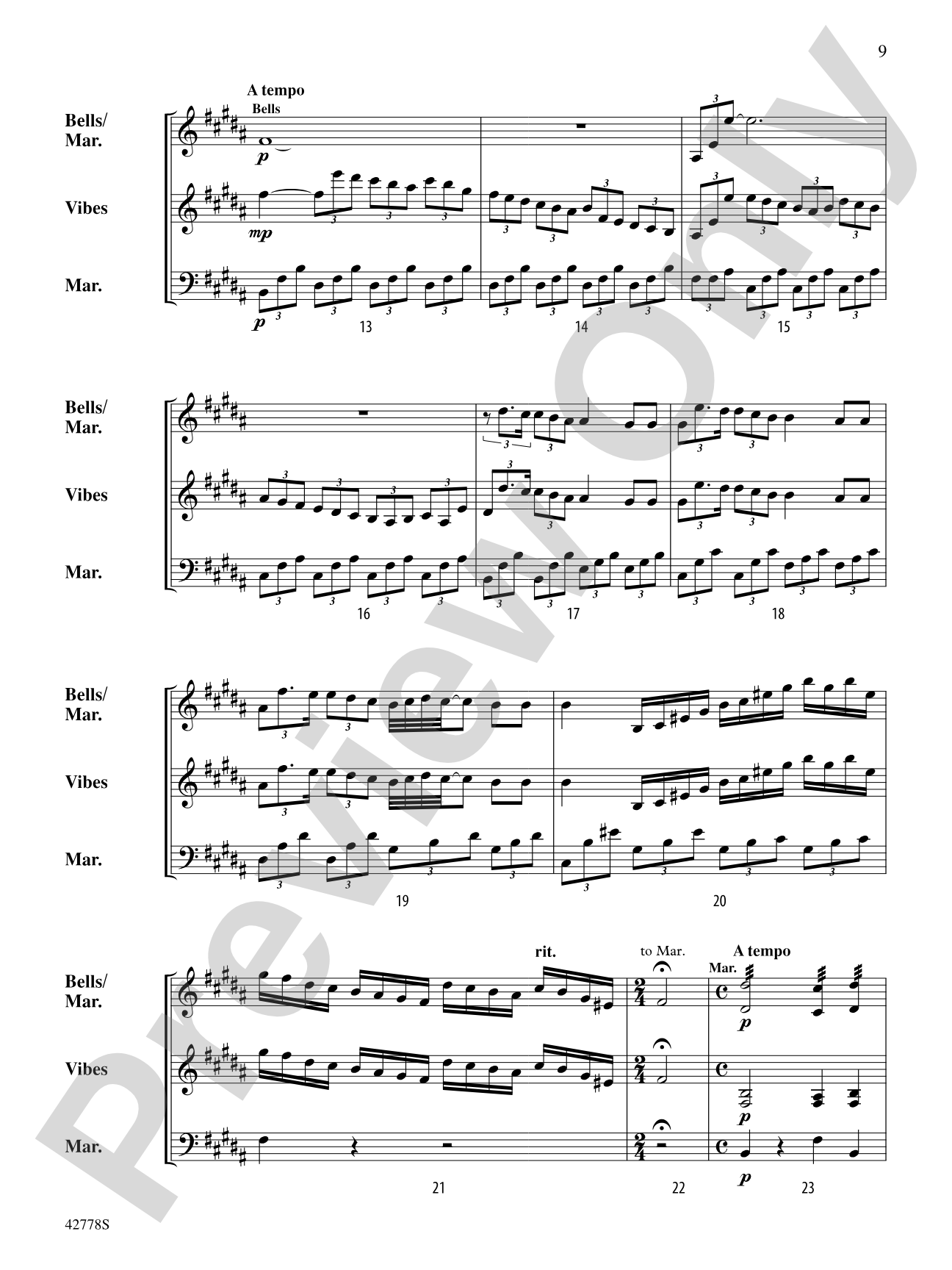 Classic Mallet Trios---Beethoven: Mallet Instrument Book
