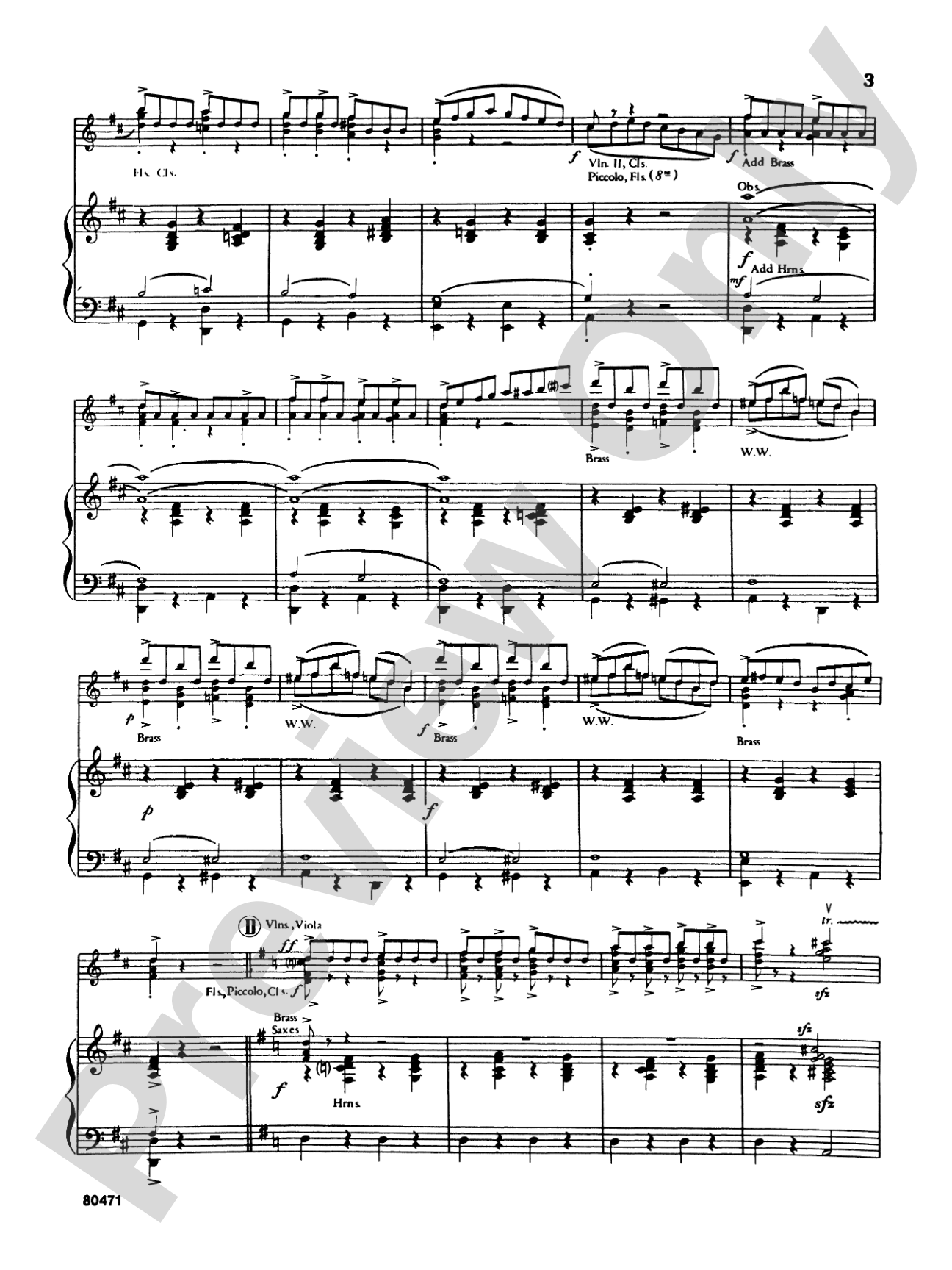 Fiddle-Faddle: Full Orchestra Conductor Score & Parts