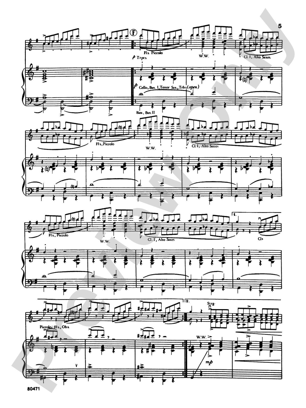 Fiddle-Faddle: Full Orchestra Conductor Score & Parts