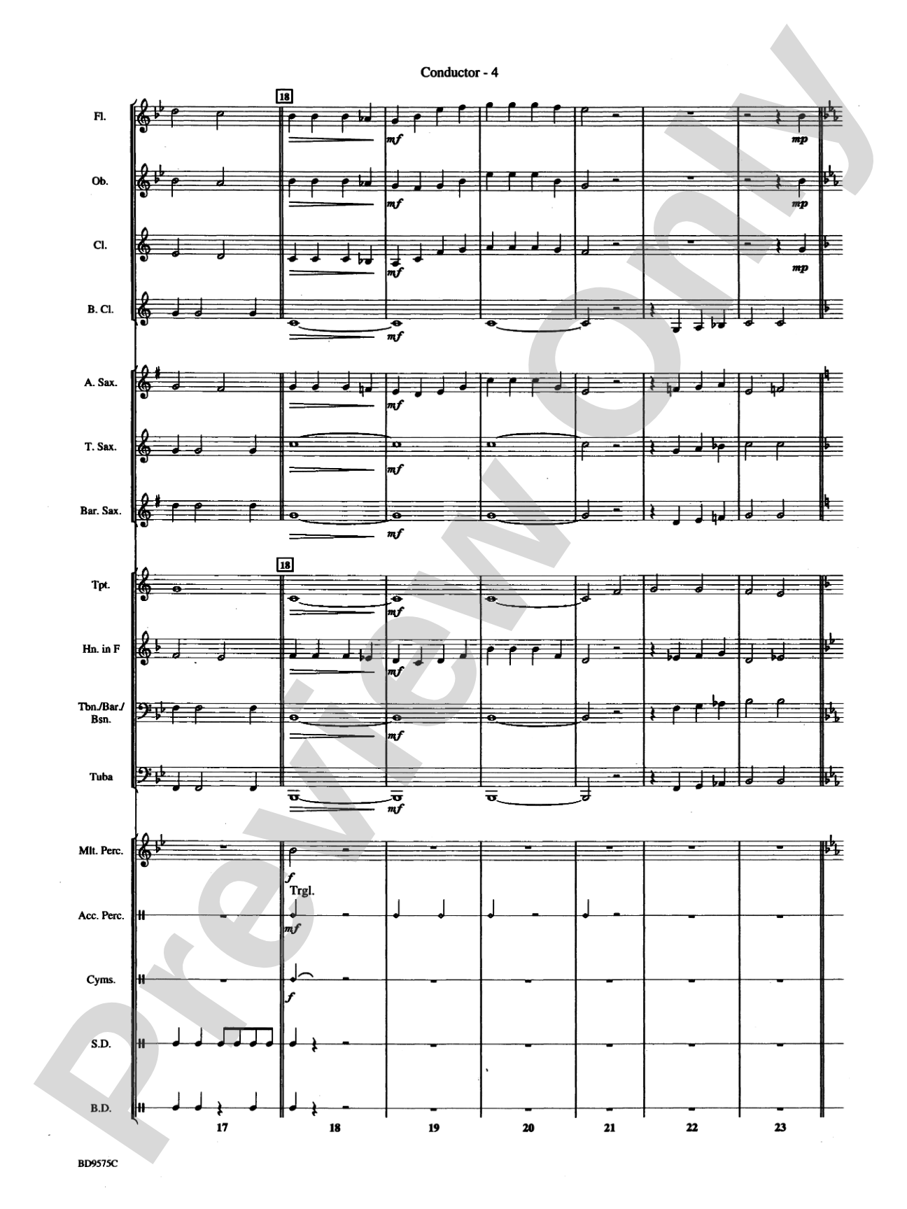 American Fantasy (based on "America" and "America, the Beautiful"): Concert Band Conductor Score & Parts