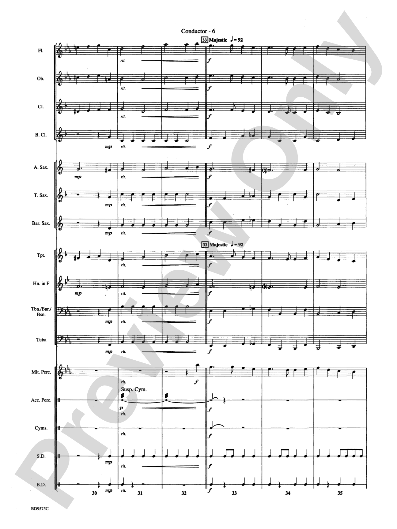 American Fantasy (based on "America" and "America, the Beautiful"): Concert Band Conductor Score & Parts