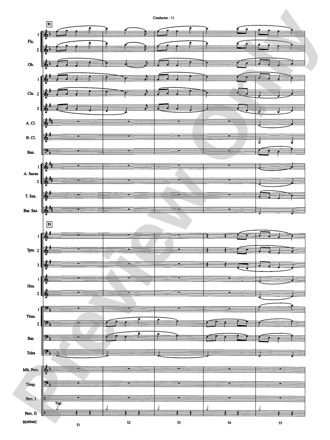 Winterfest: Concert Band Conductor Score & Parts