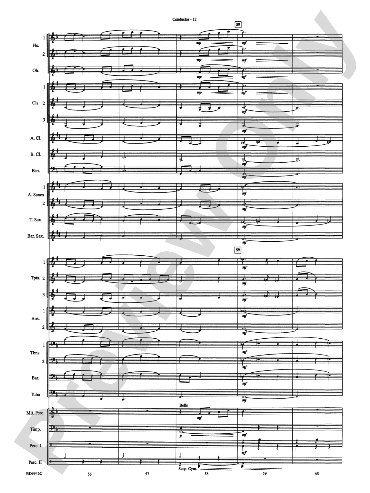 Winterfest: Concert Band Conductor Score & Parts